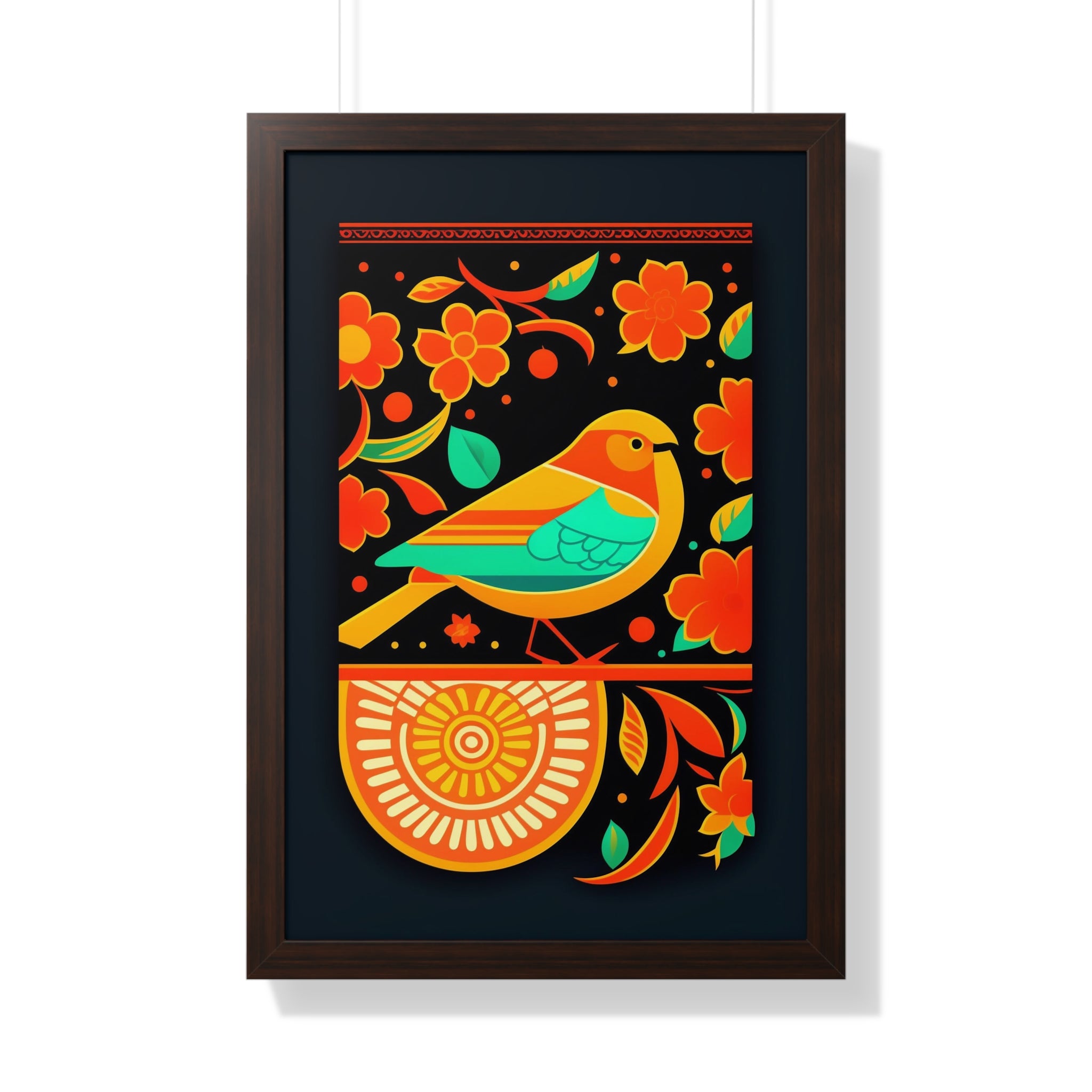 "BOHO" Framed Vertical Poster