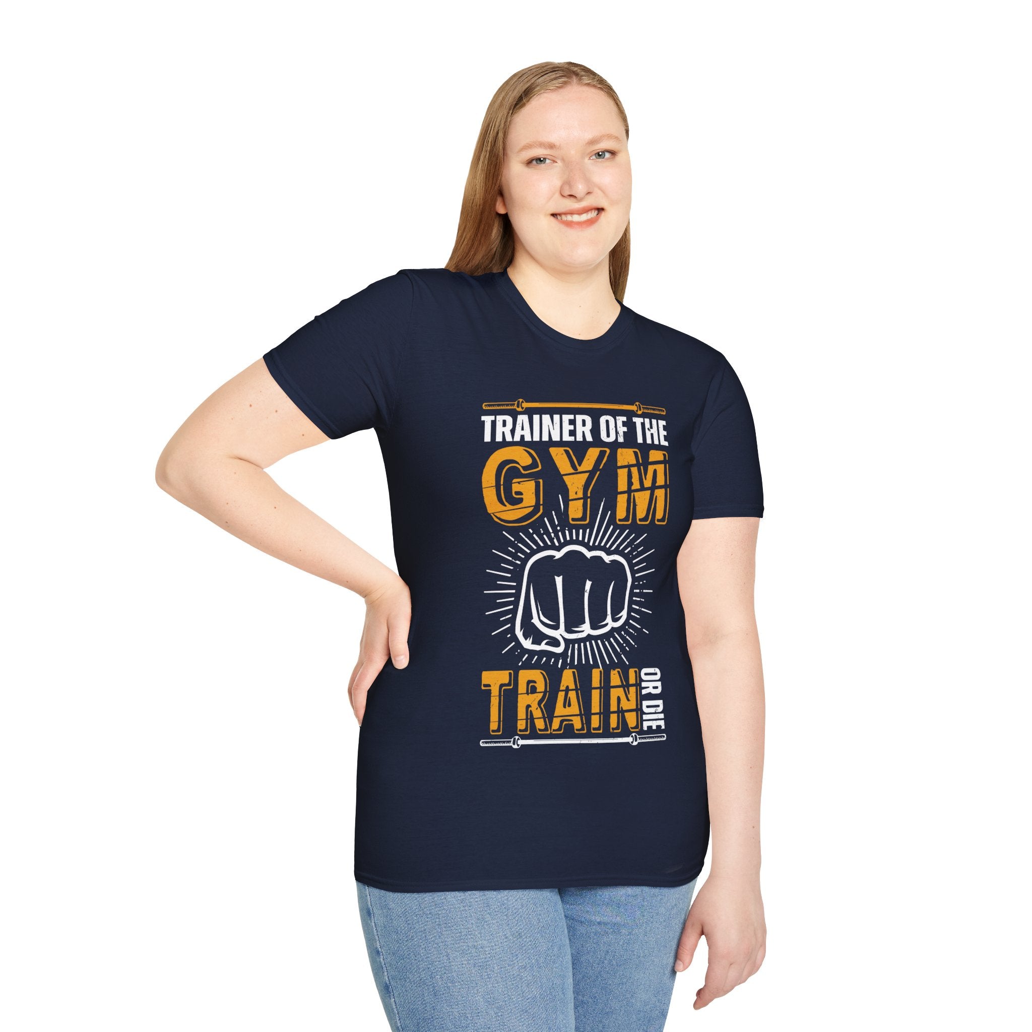 "Trainer Of The Gym TrainOr Die" Unisex Soft style T-Shirt