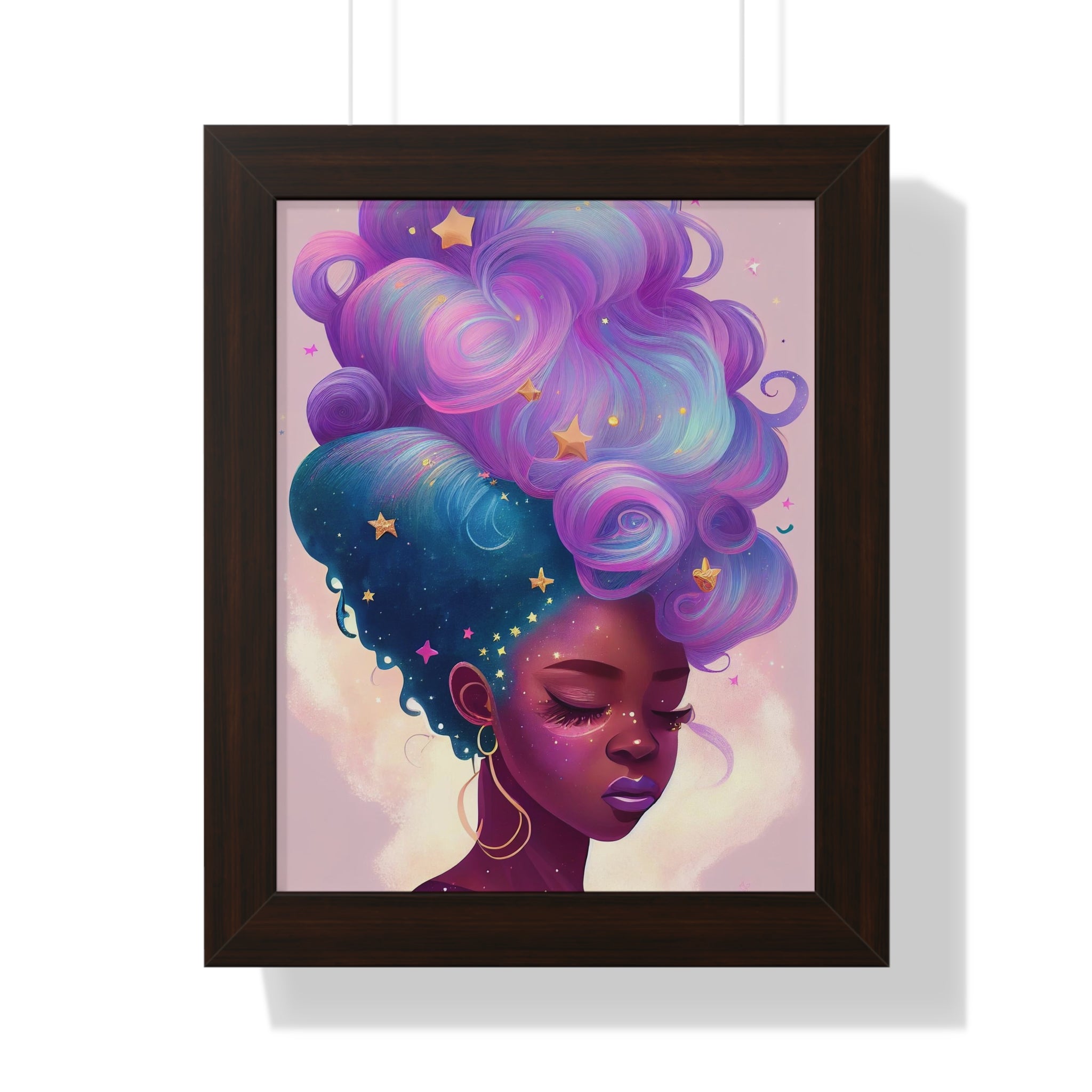 "BLACK GIRL MAGIC" Framed Vertical Poster