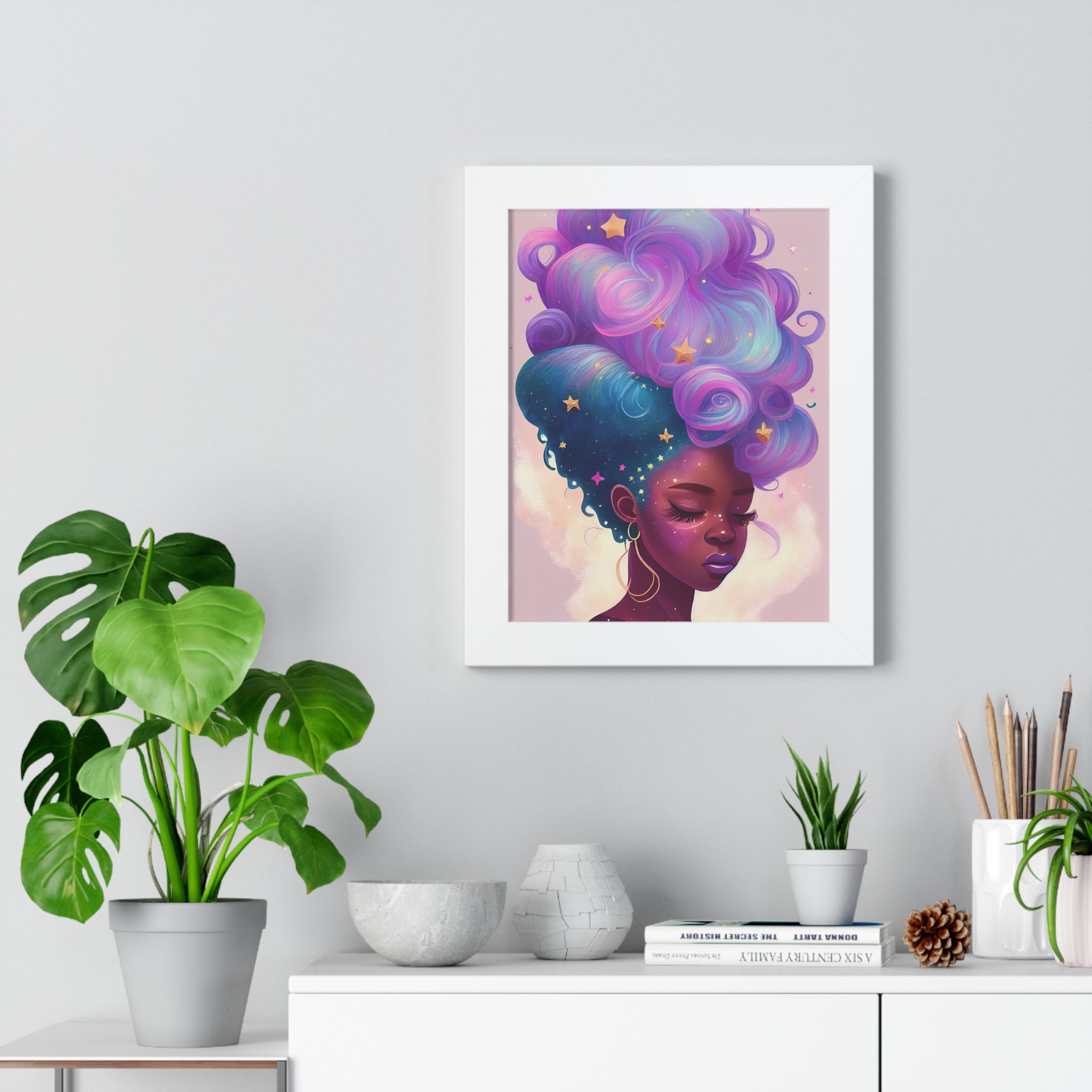 "BLACK GIRL MAGIC" Framed Vertical Poster