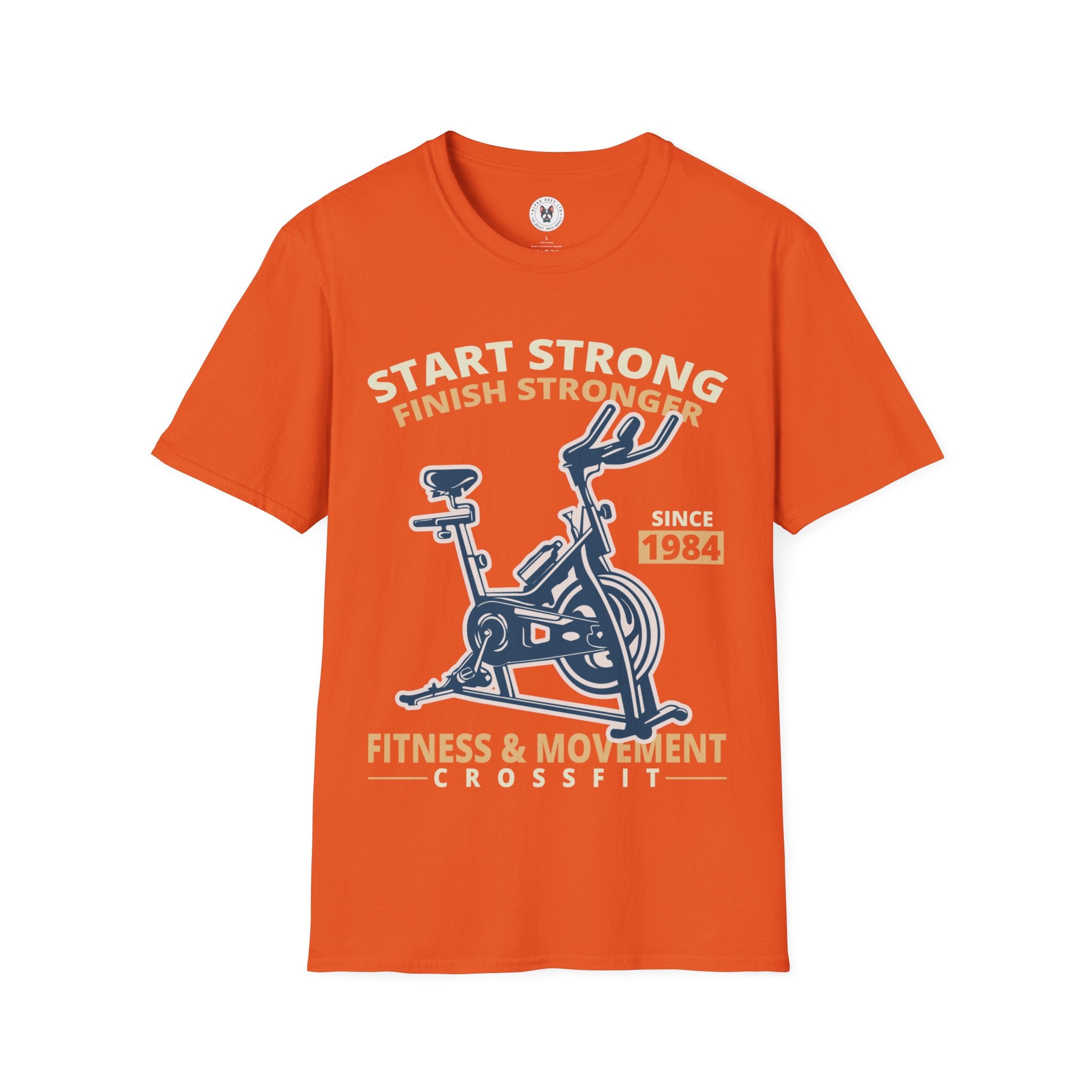 "Start Strong Finish Stronger" Unisex Soft style T-Shirt