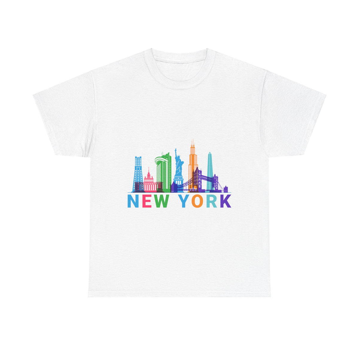 New York Unisex Heavy Cotton Tee