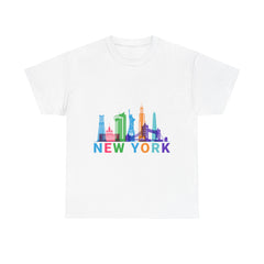 New York Unisex Heavy Cotton Tee