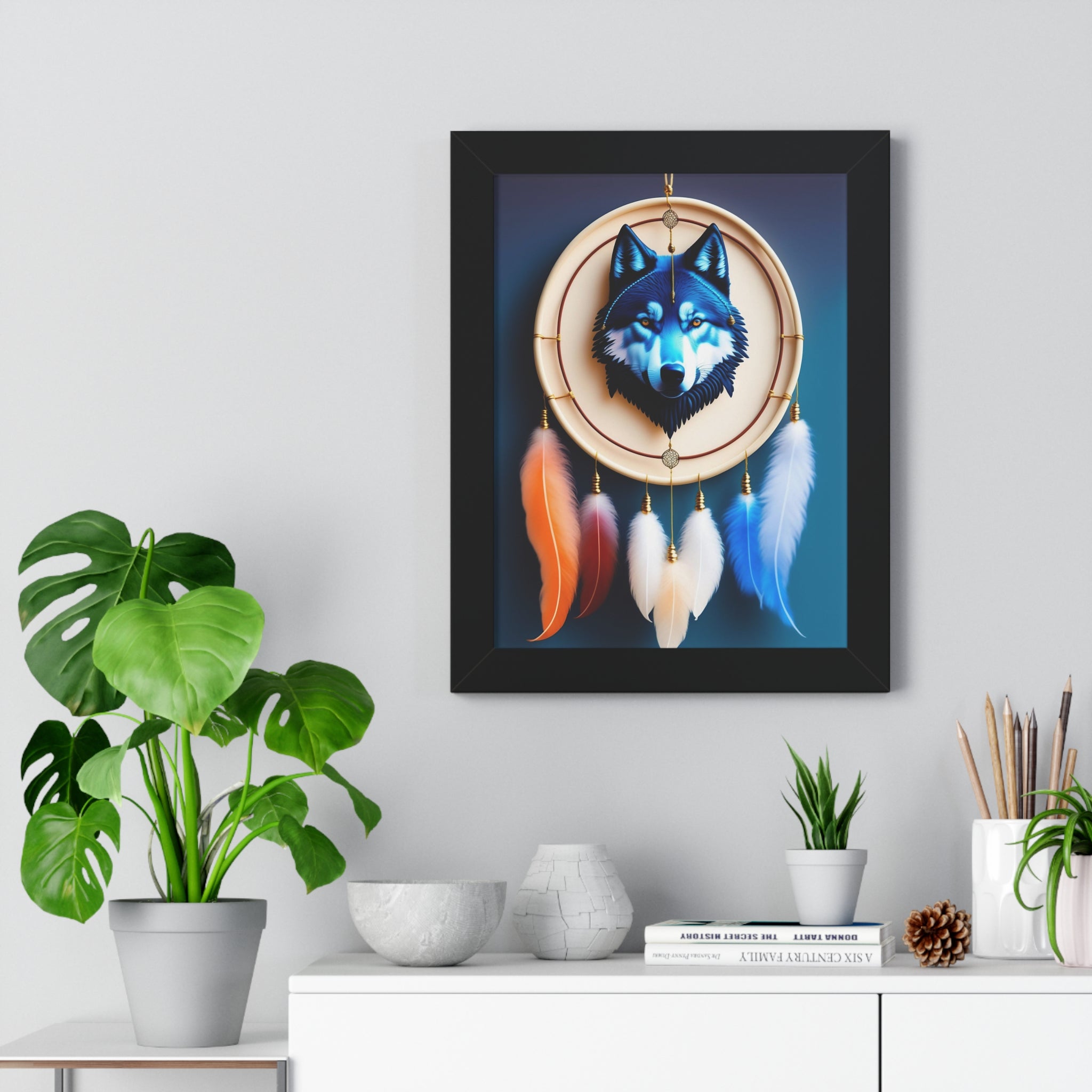 "BOHO" Framed Vertical Poster