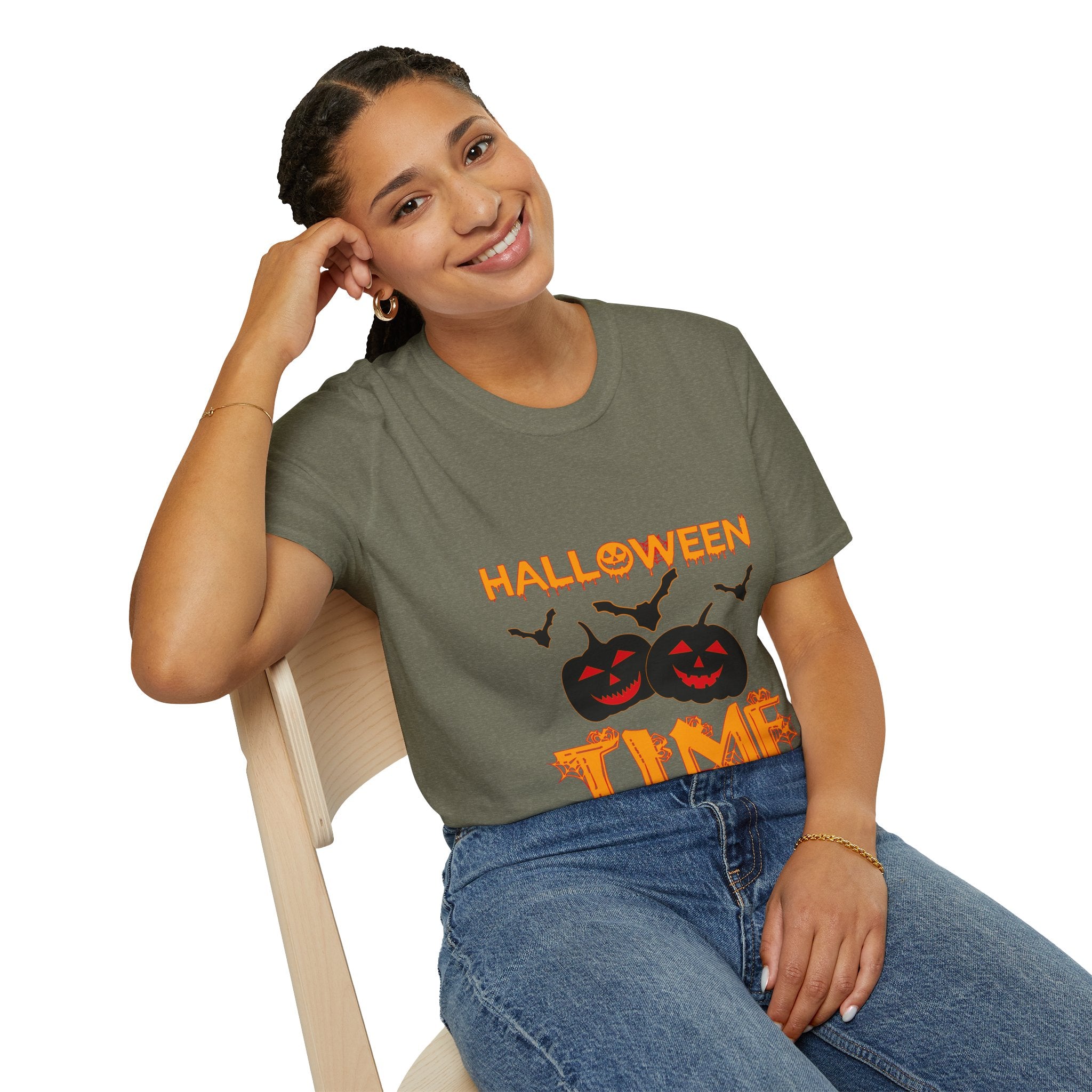 "HALLOWEEN TIME" Unisex Soft style T-Shirt