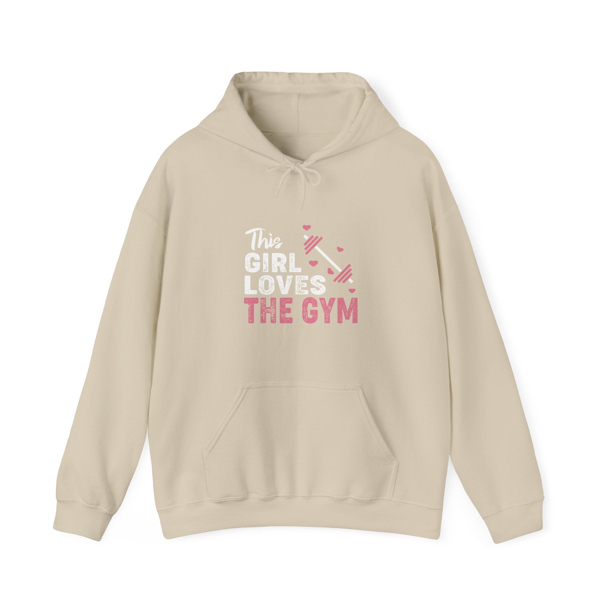 "The Girl Loves The Gym" Unisex Heavy Blend™ Hooded Sweatshirt