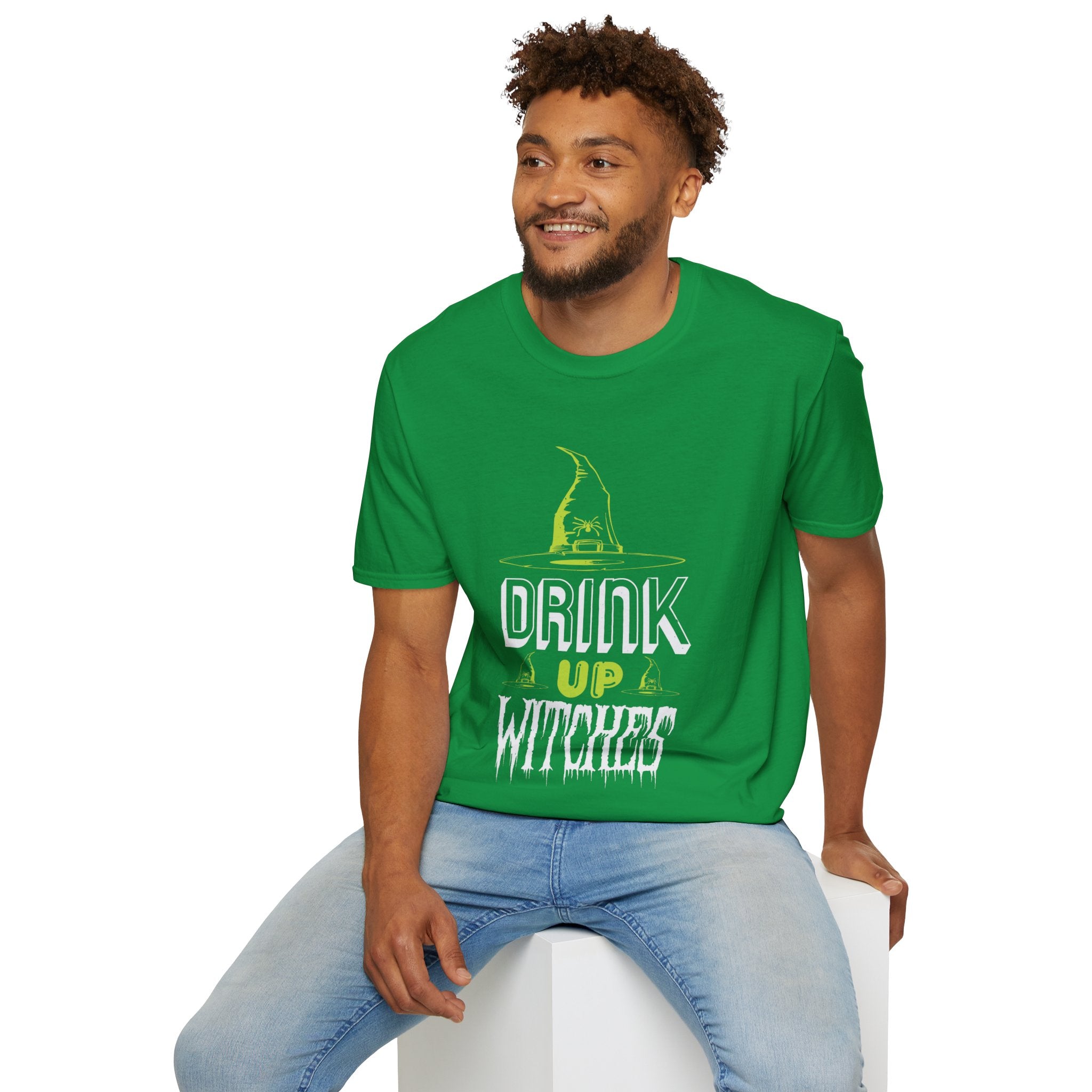 "DRINK UP WITCHES" Unisex Soft style T-Shirt