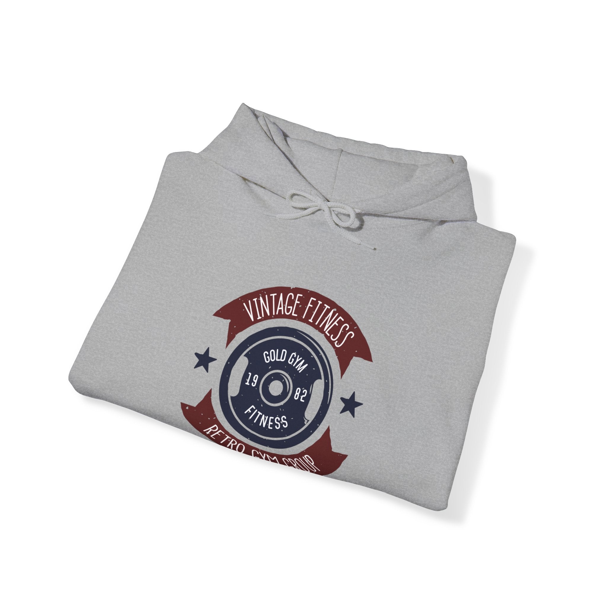 "Vintage Fitness Retro Gym Group" Unisex Heavy Blend™ Hooded Sweatshirt