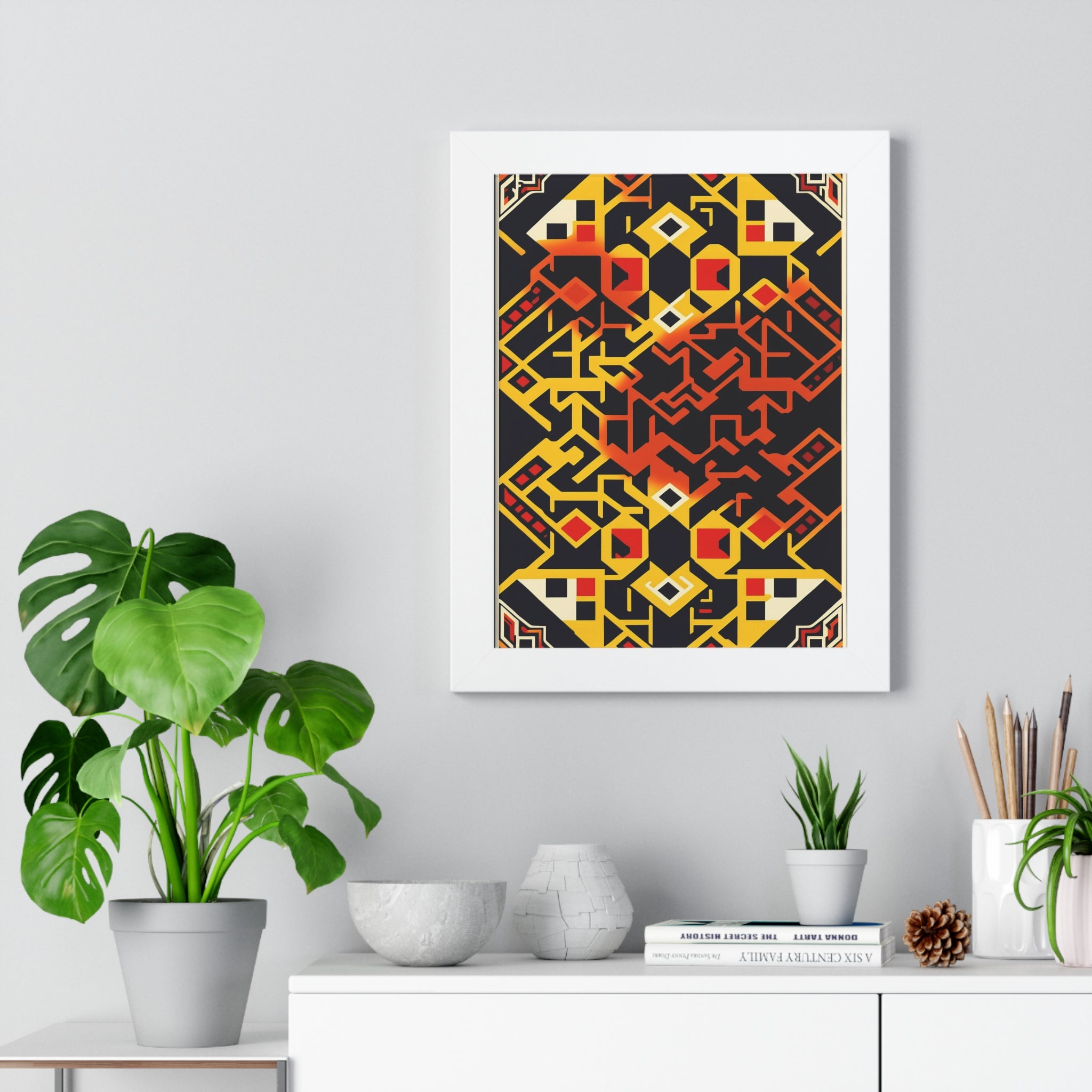 "BOHO" Framed Vertical Poster