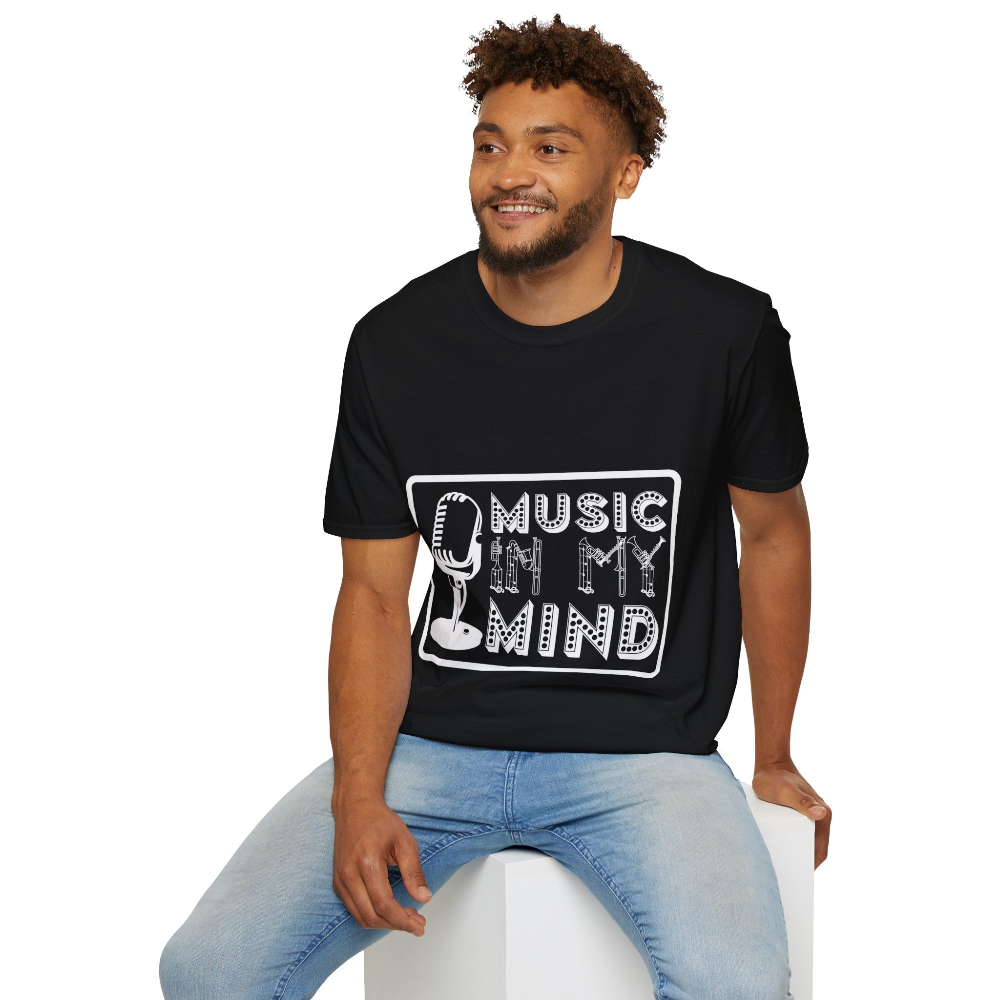 "Music In My Mind" Unisex Soft style T-Shirt