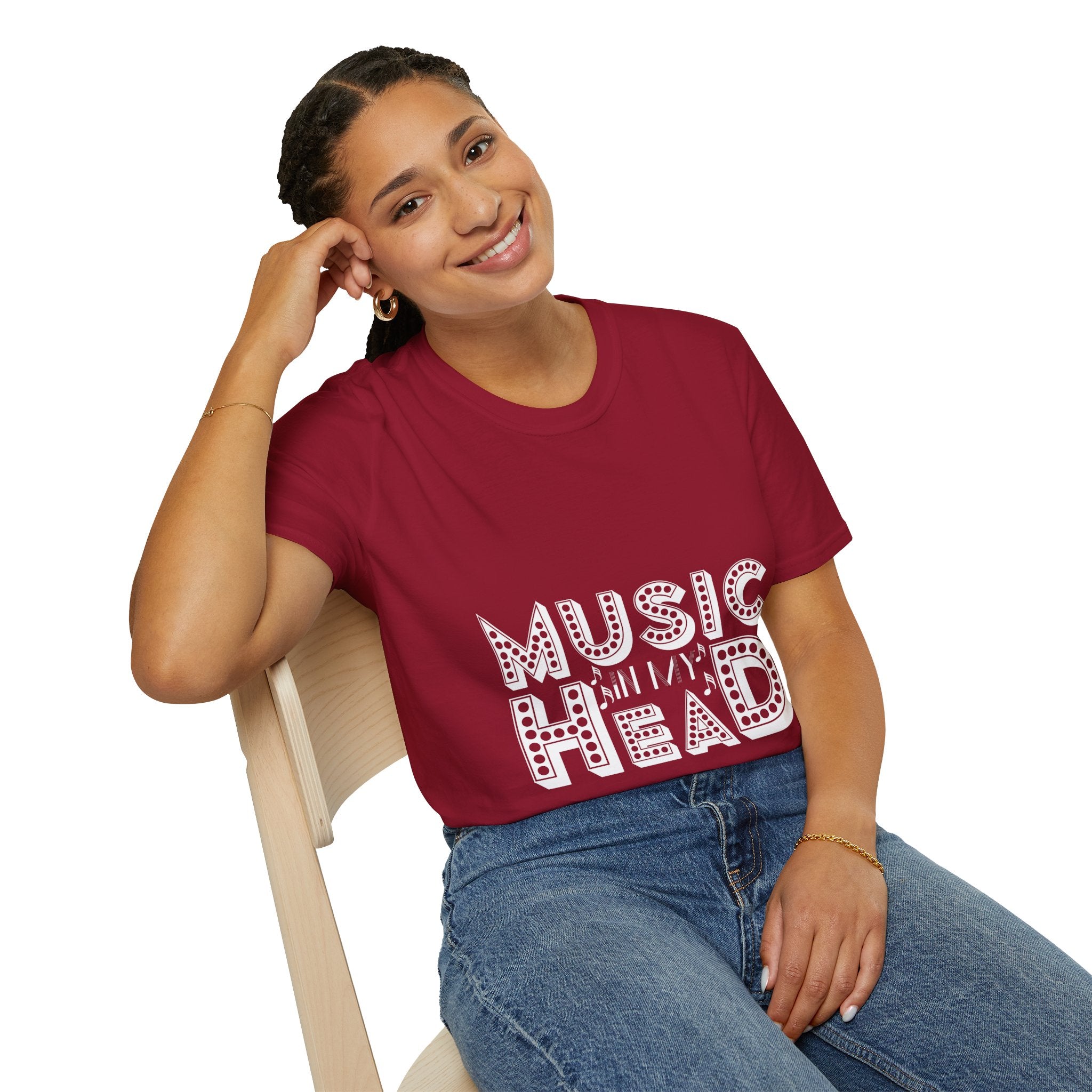 "Music In My Head" Unisex Soft style T-Shirt