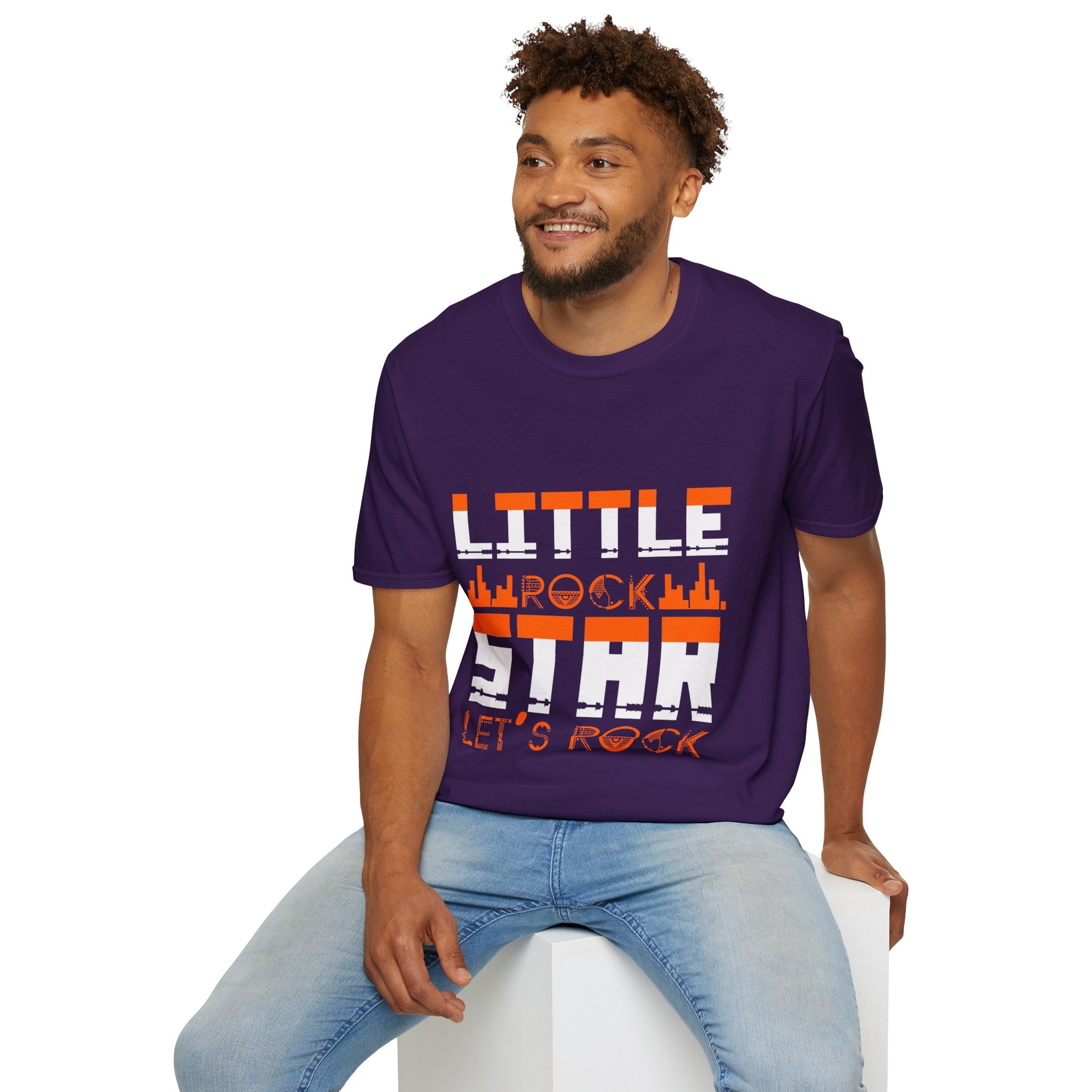 "Little Rock Star Lets Rock" Unisex Soft style T-Shirt