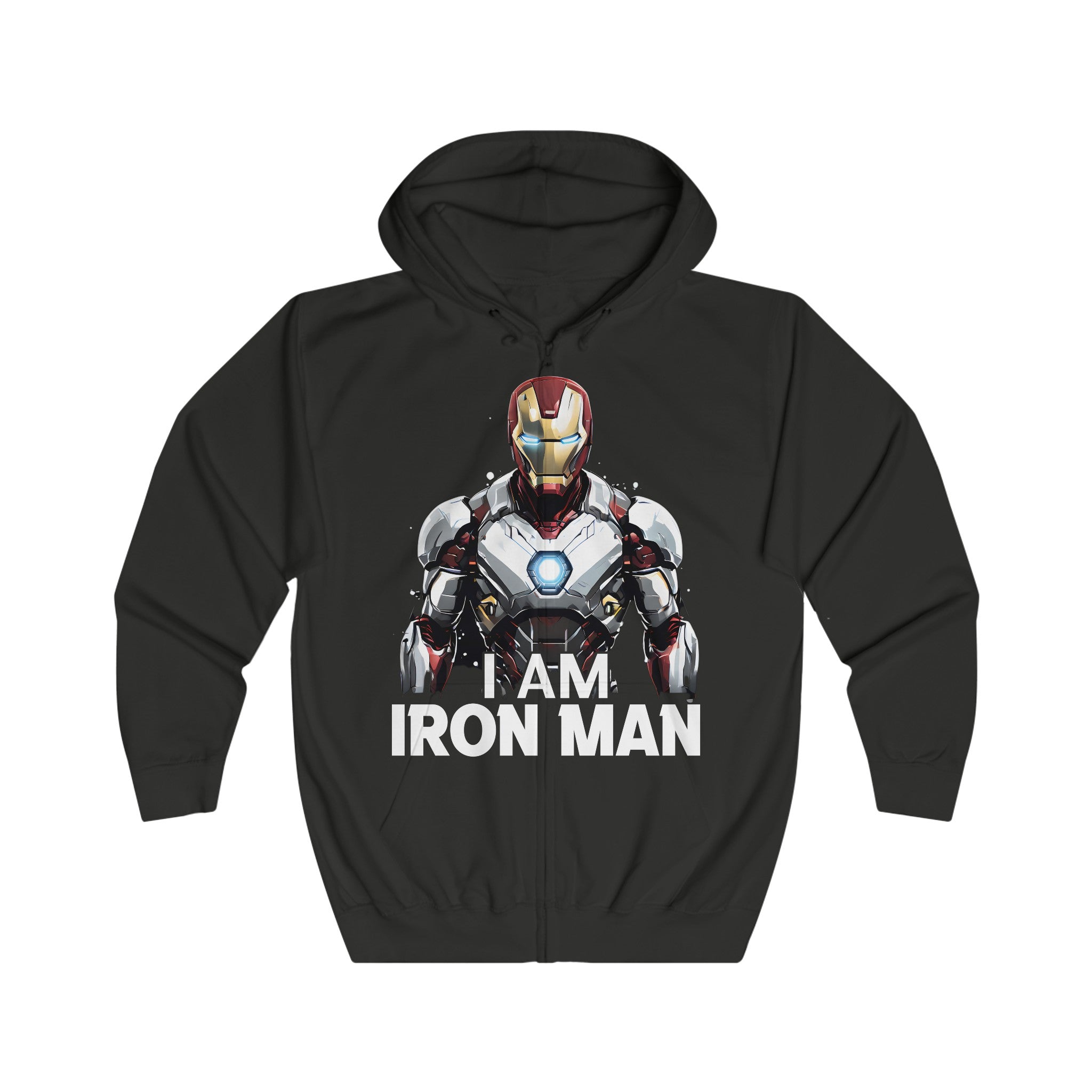 Iron Man Unisex Full Zip Hoodie