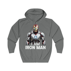 Iron Man Unisex Full Zip Hoodie