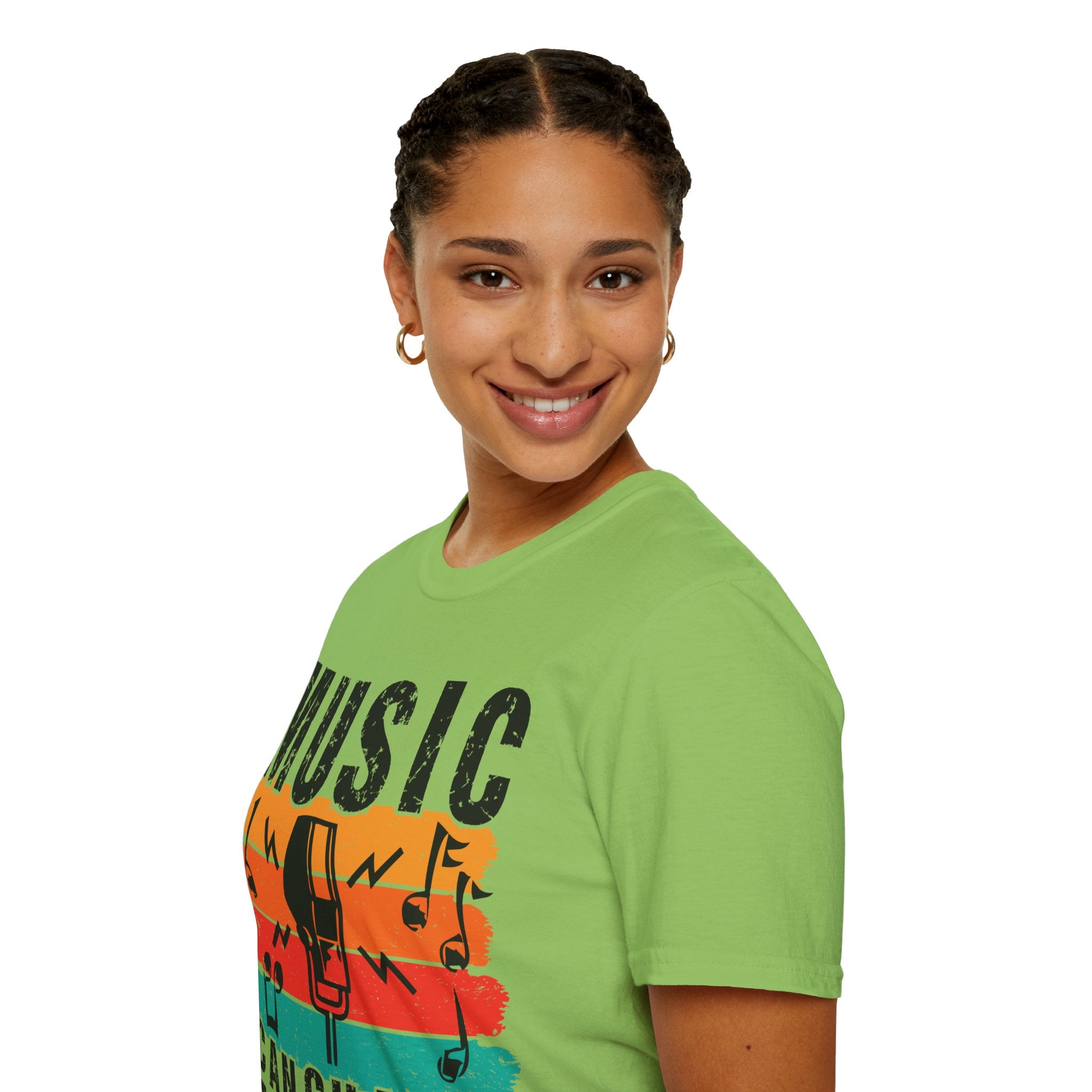 "Music Can Change The World" Unisex Soft style T-Shirt