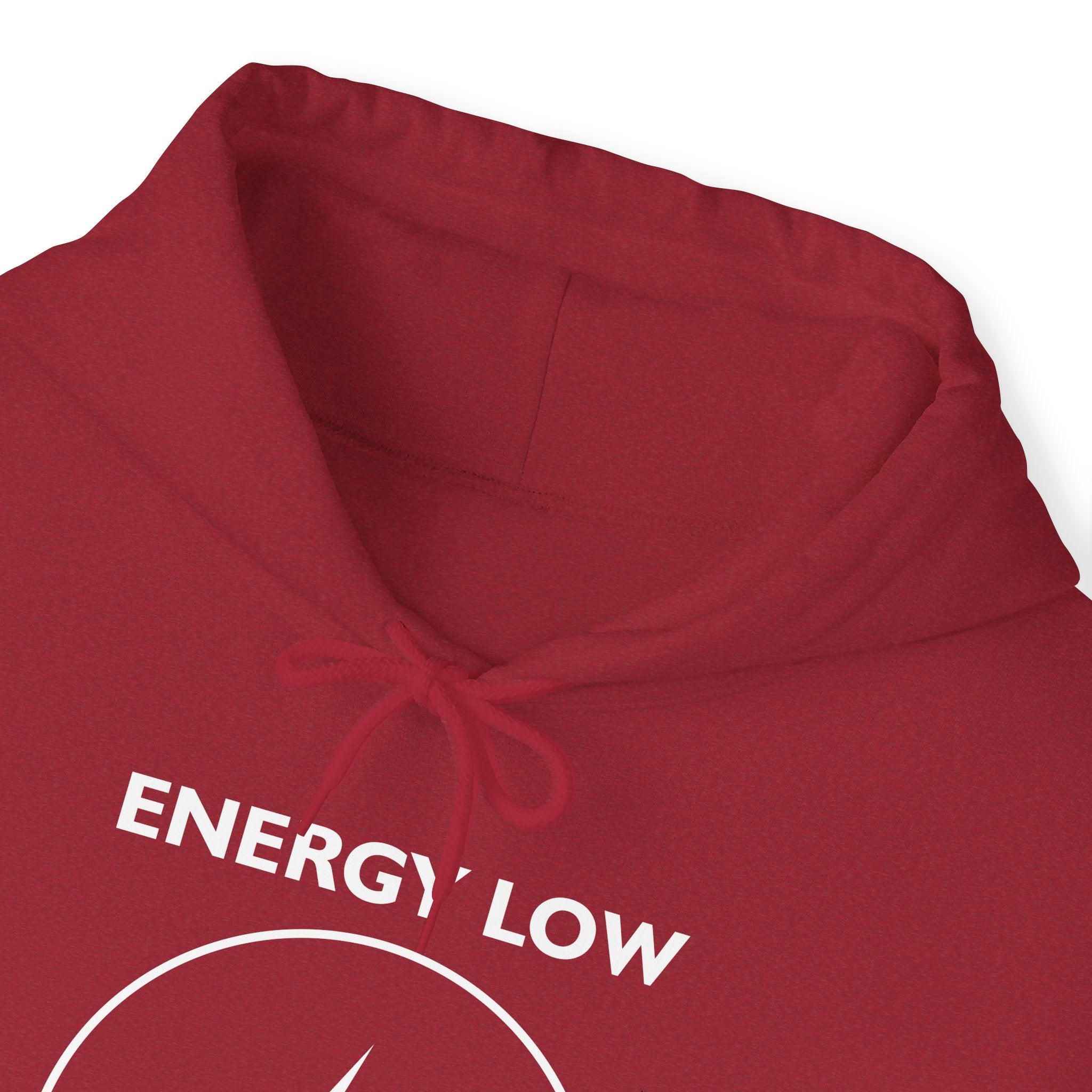 "ENERGY LOW NEED COFFEE" Unisex Heavy Blend™ Hooded Sweatshirt