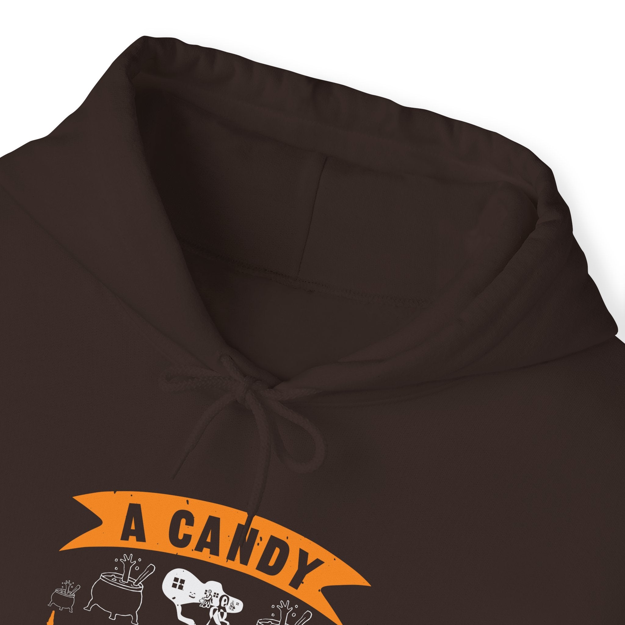 "A CANDY A DAY KEEPS THE MONSTERS AWAY" Unisex Heavy Blend™ Hooded Sweatshirt