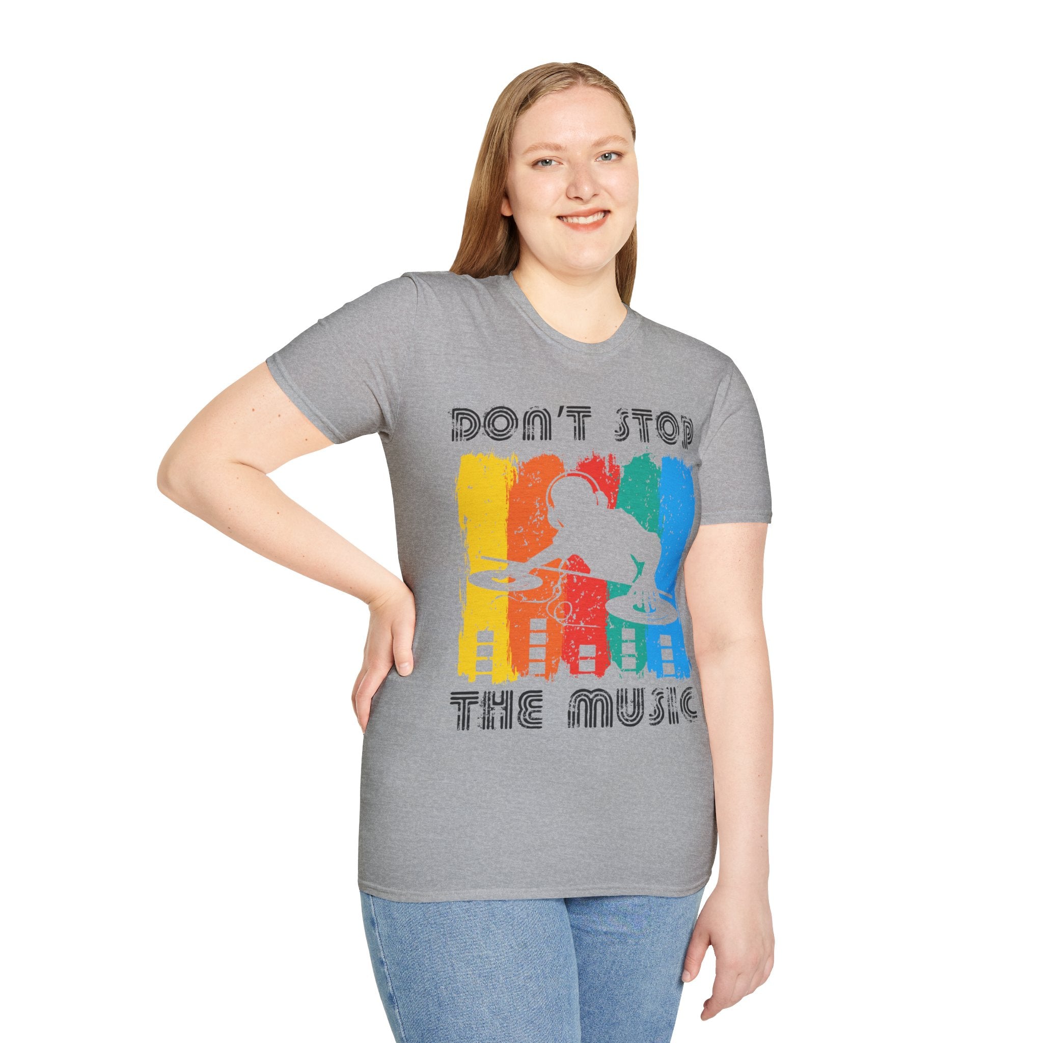 "Don't Stop the Music" Unisex Soft style T-Shirt