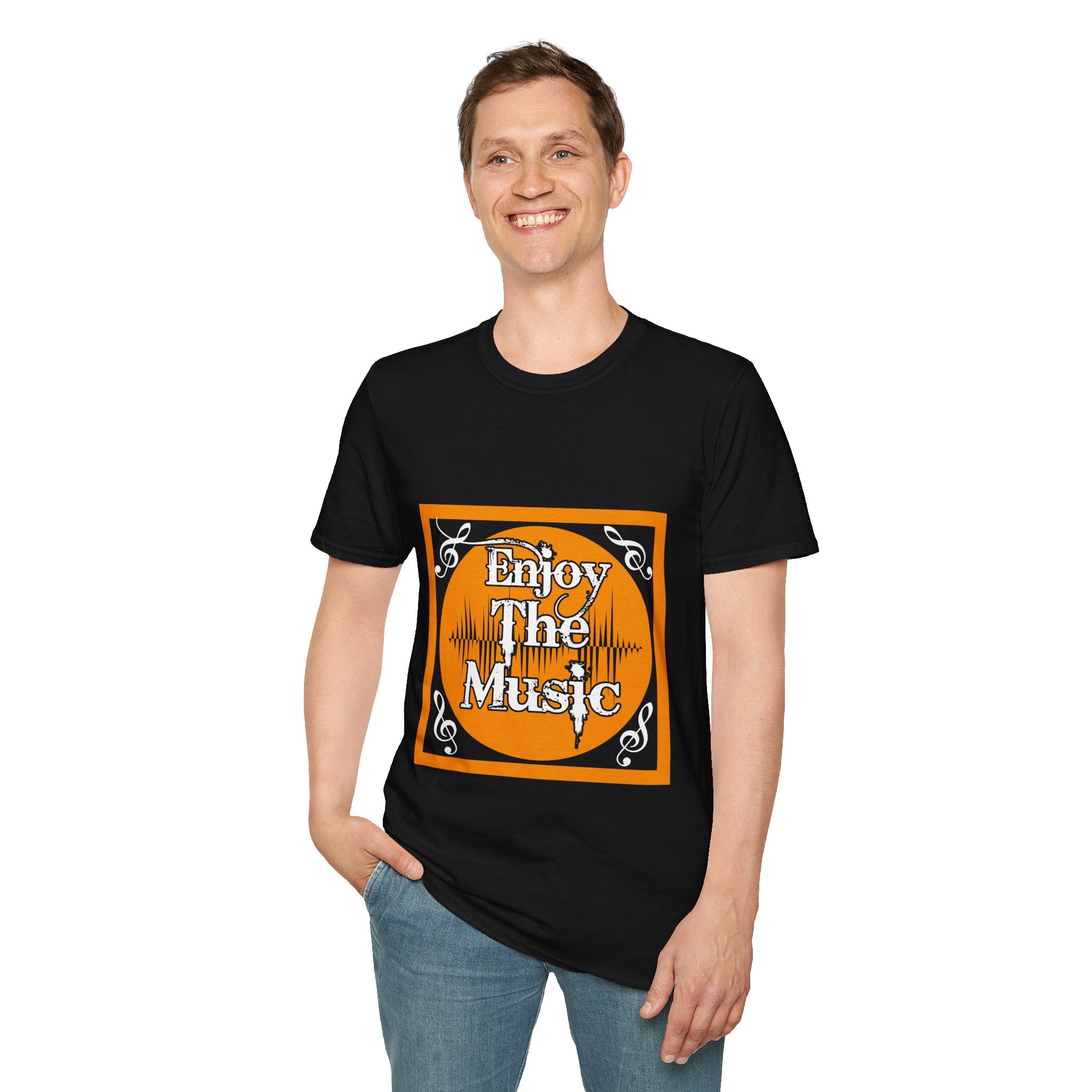 "Enjoy The Music" Unisex Soft style T-Shirt