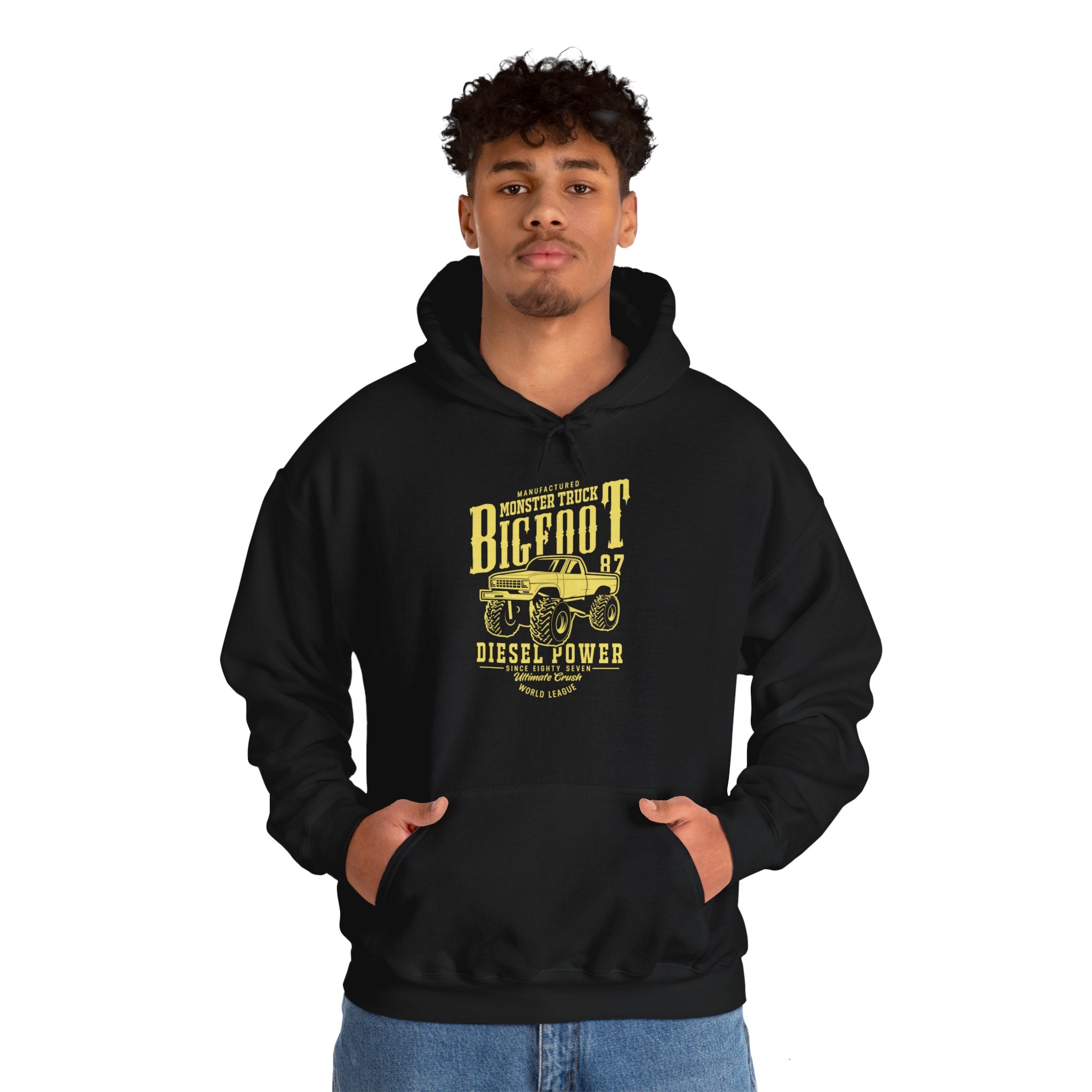 "BIGFOOT DIESEL POWER" Unisex Heavy Blend™ Hooded Sweatshirt