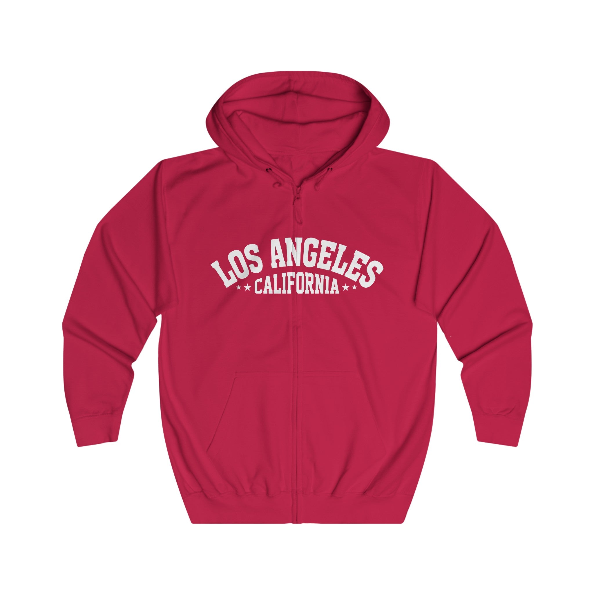 Los Angeles Unisex Full Zip Hoodie