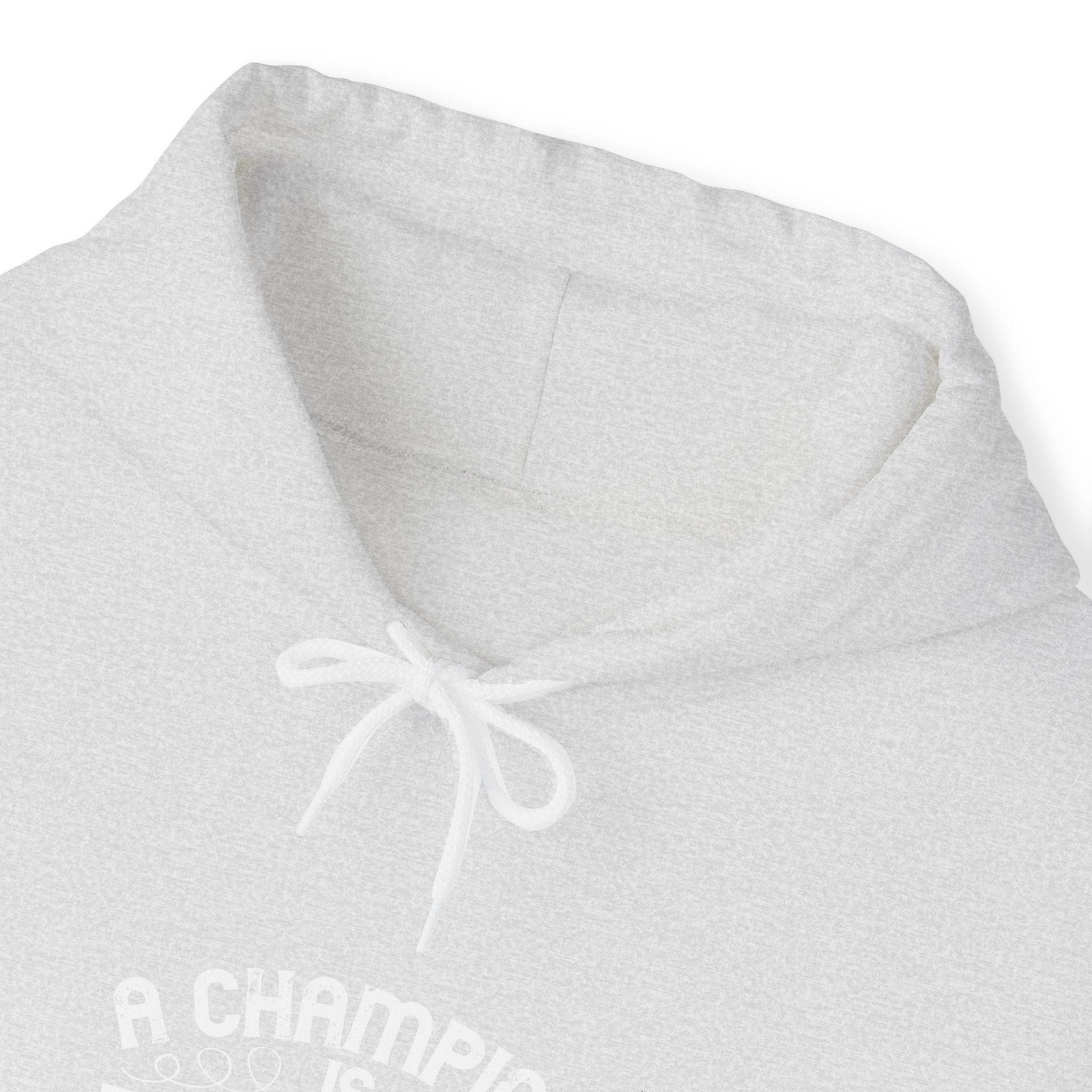 "A Champion Is Someone Who Gets Up When They Can't" Unisex Heavy Blend™ Hooded Sweatshirt