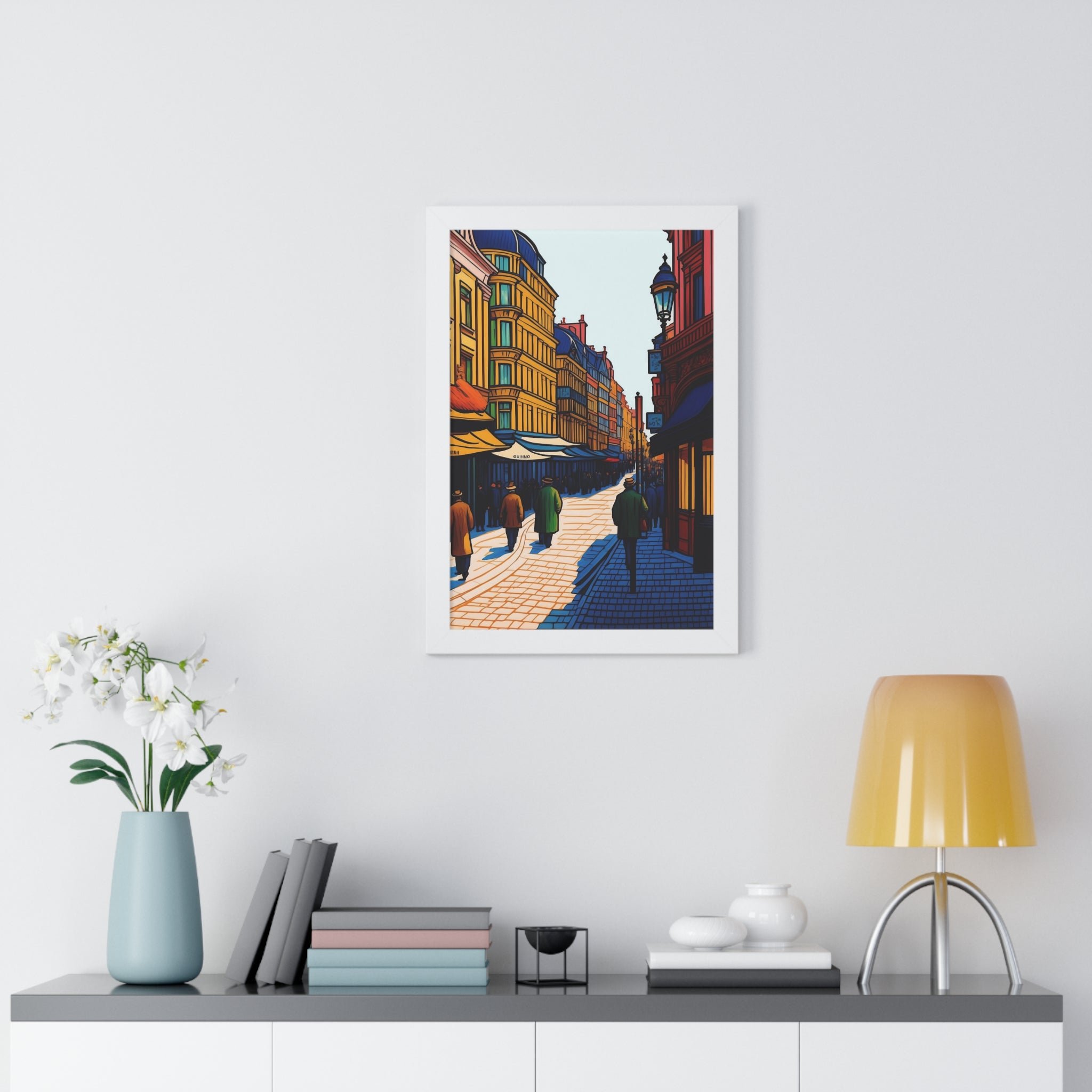 "ARCHITECTURE" Framed Vertical Poster