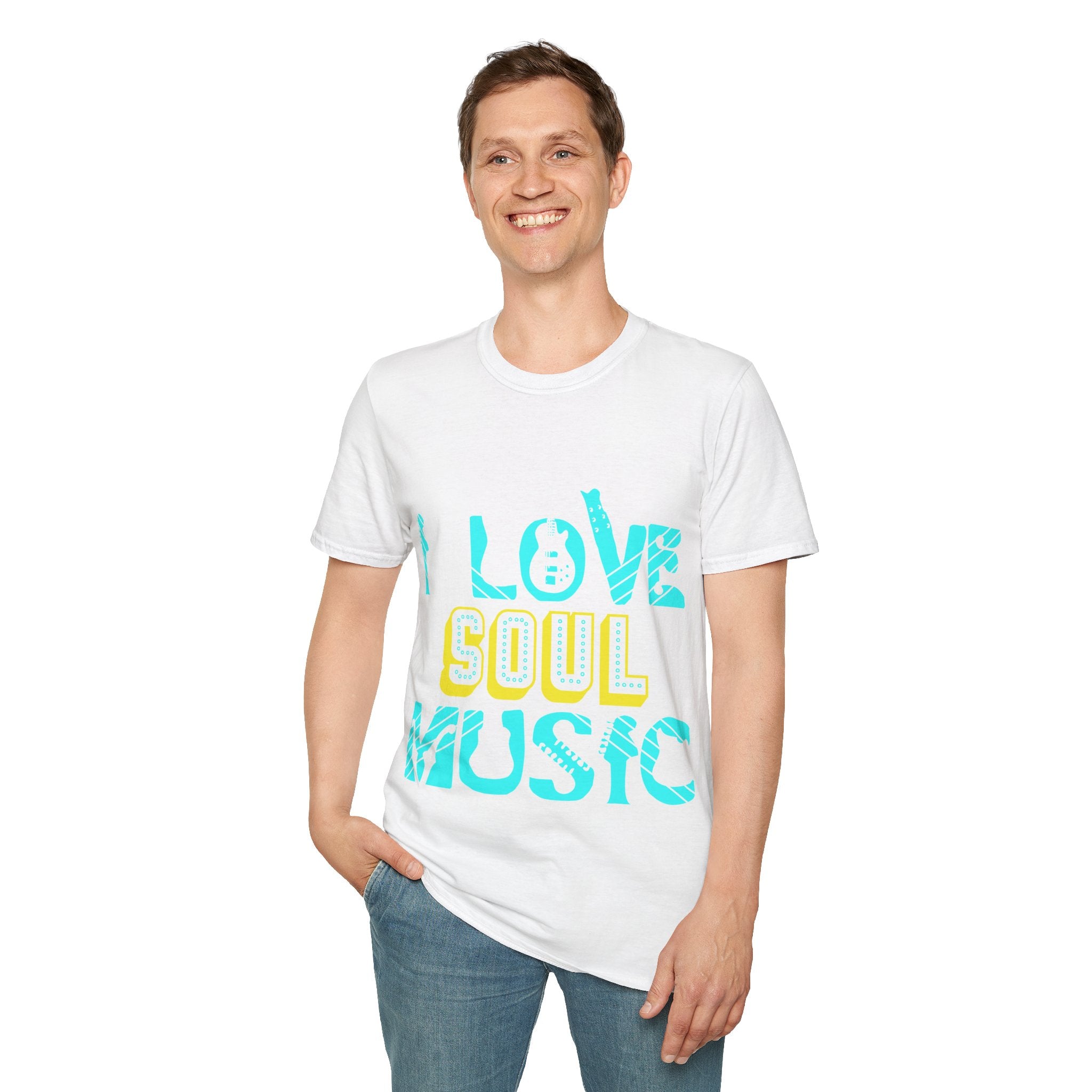 "I Love Soul Music" Unisex Soft style T-Shirt