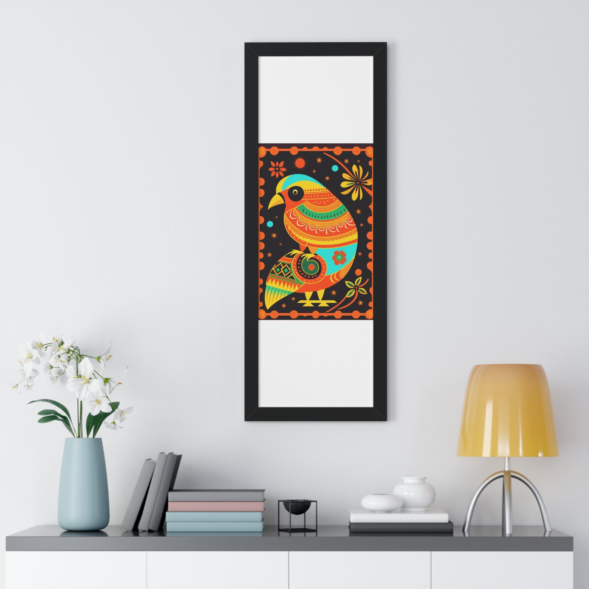 "BOHO" Framed Vertical Poster