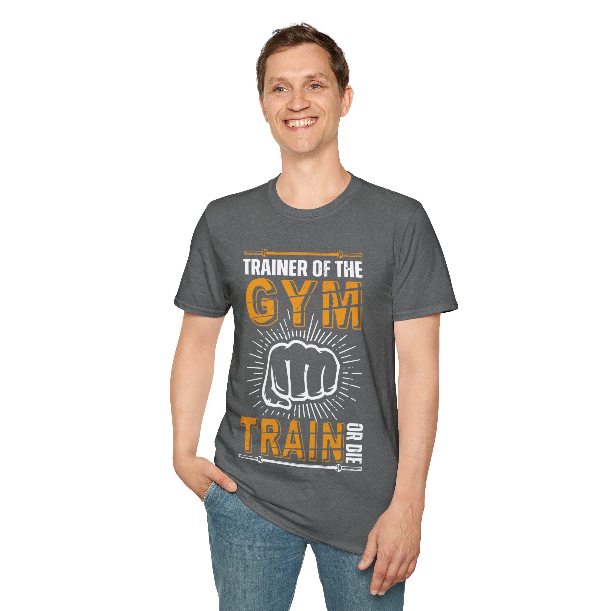 "Trainer Of The Gym TrainOr Die" Unisex Soft style T-Shirt