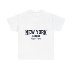 New York Unisex Heavy Cotton Tee