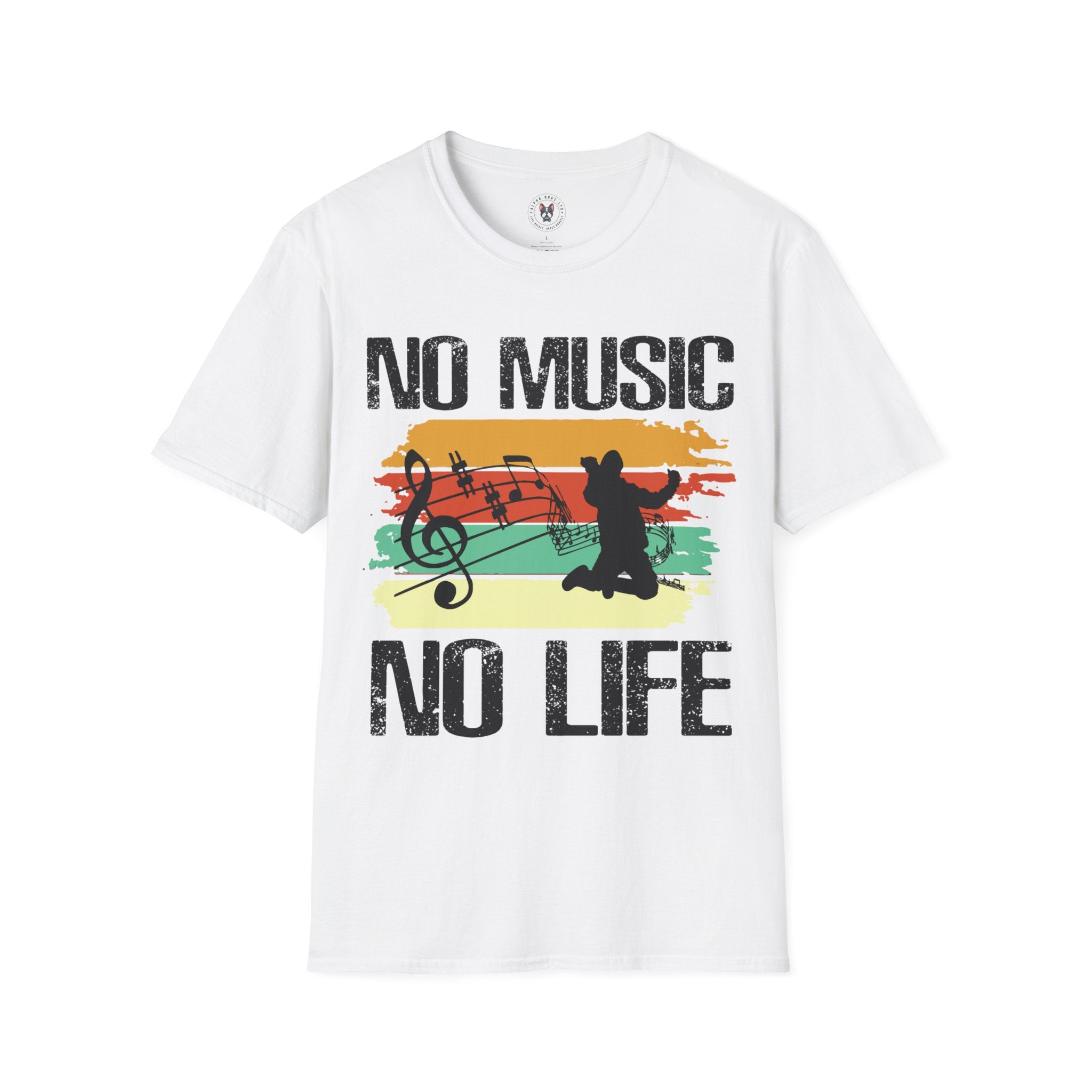 "No Music No Life"  Unisex Soft style T-Shirt