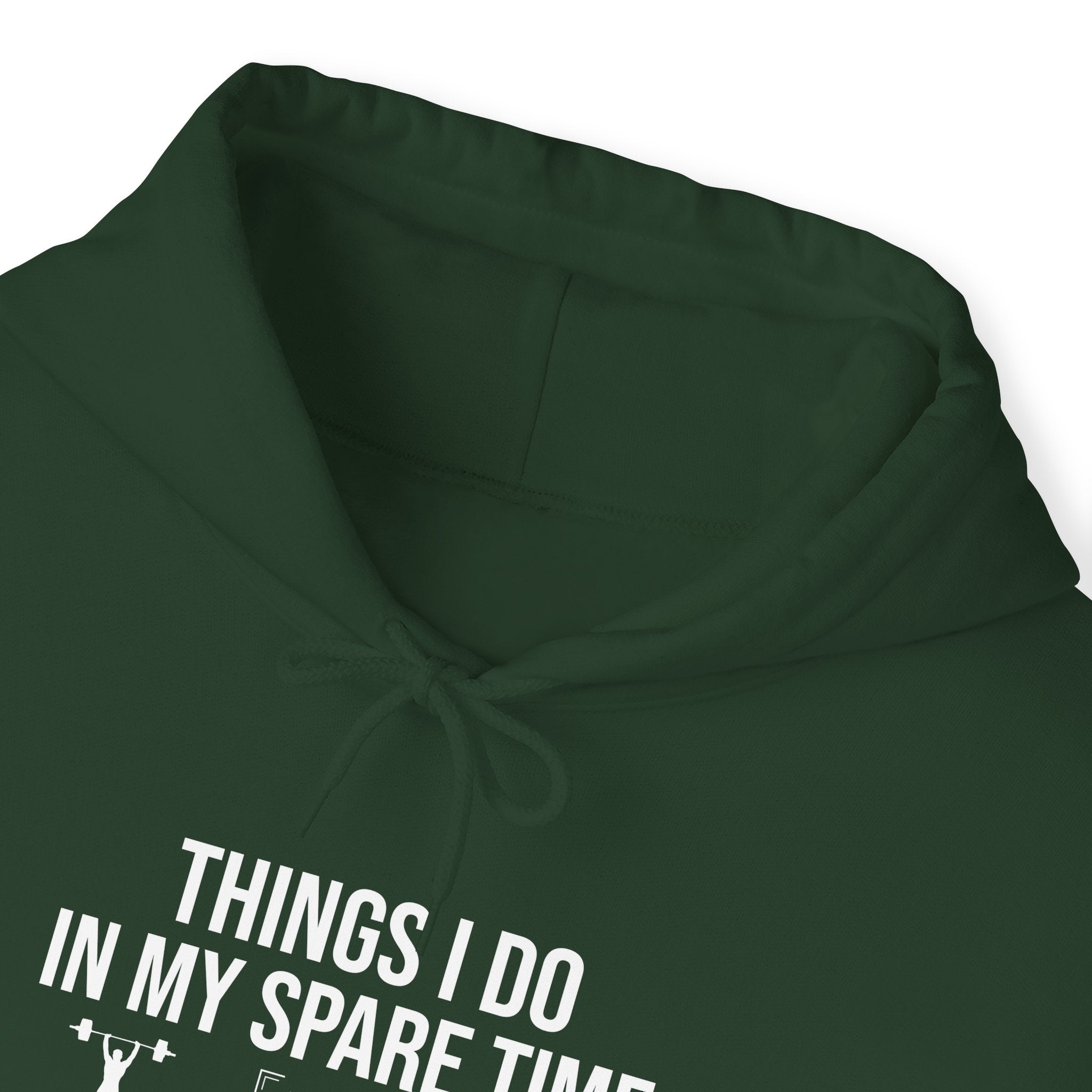 "Things I Do In My Spare Time" Unisex Heavy Blend™ Hooded Sweatshirt