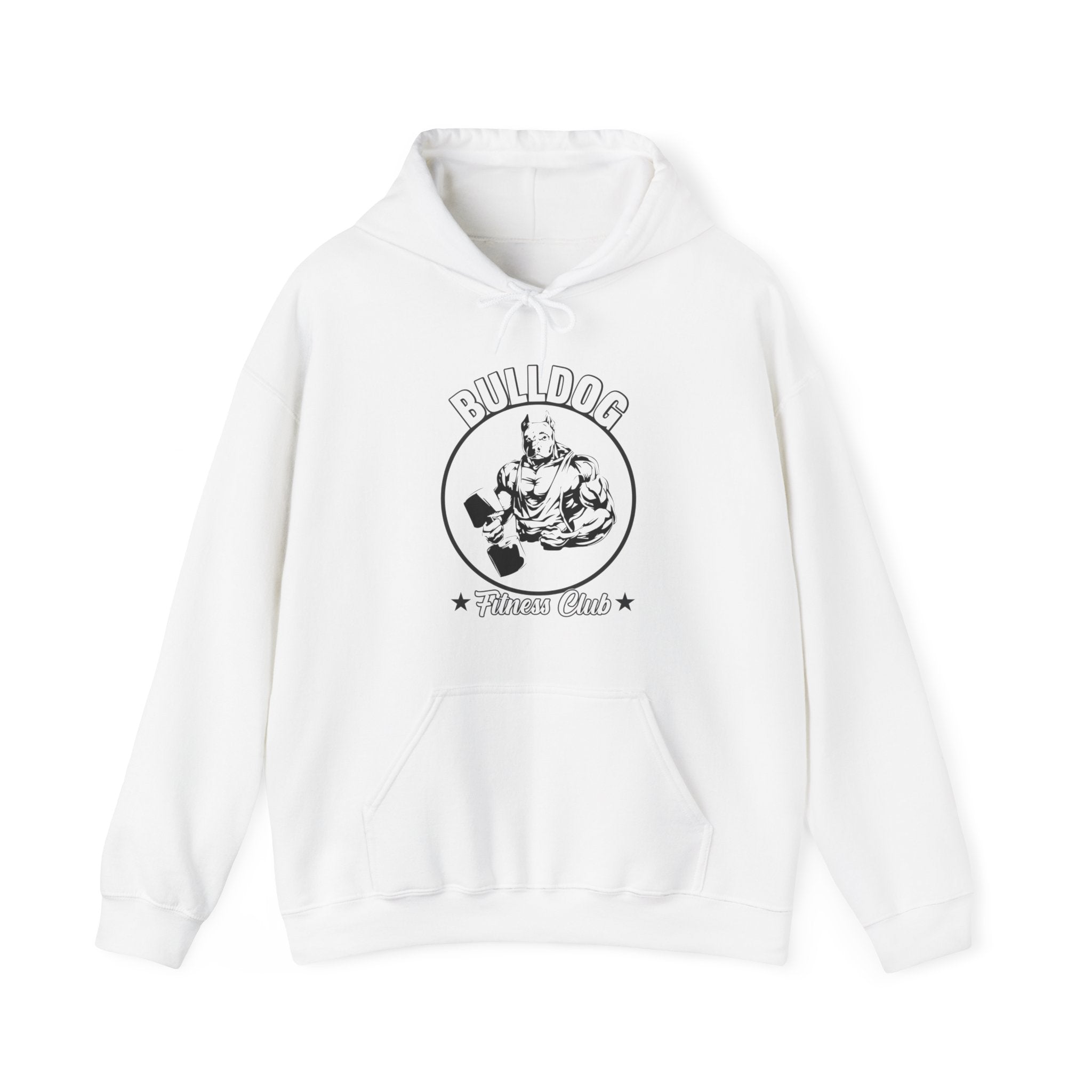 "BullDog Fitness Club"  Unisex Heavy Blend™ Hooded Sweatshirt