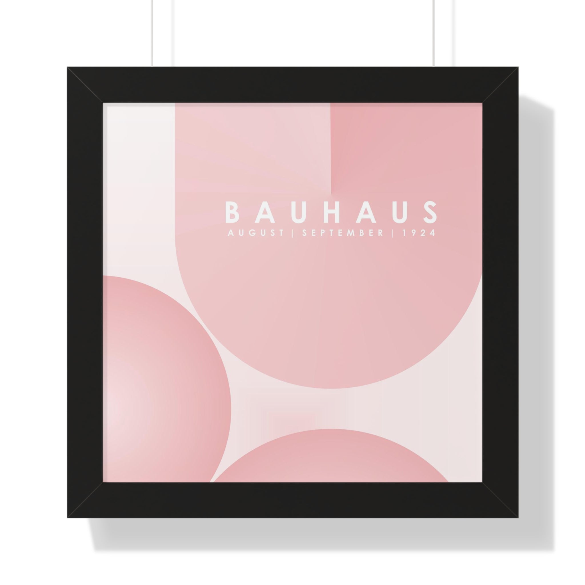 "BAUHAUS-STYLES-12" Framed Vertical Poster