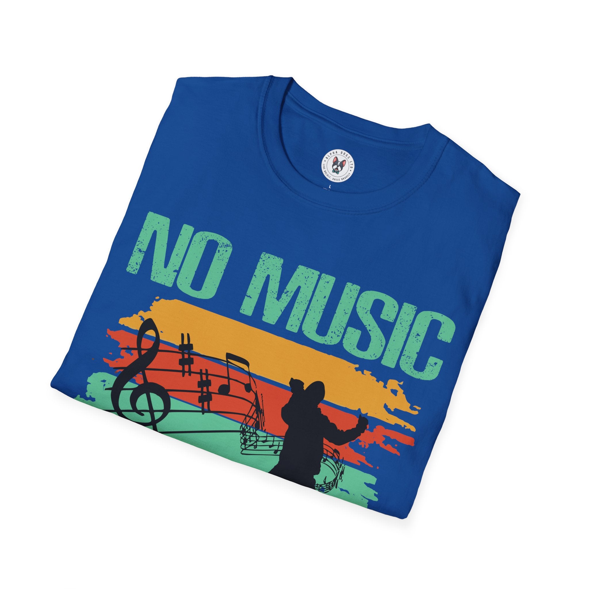 "No Music No Life" Unisex Soft style T-Shirt