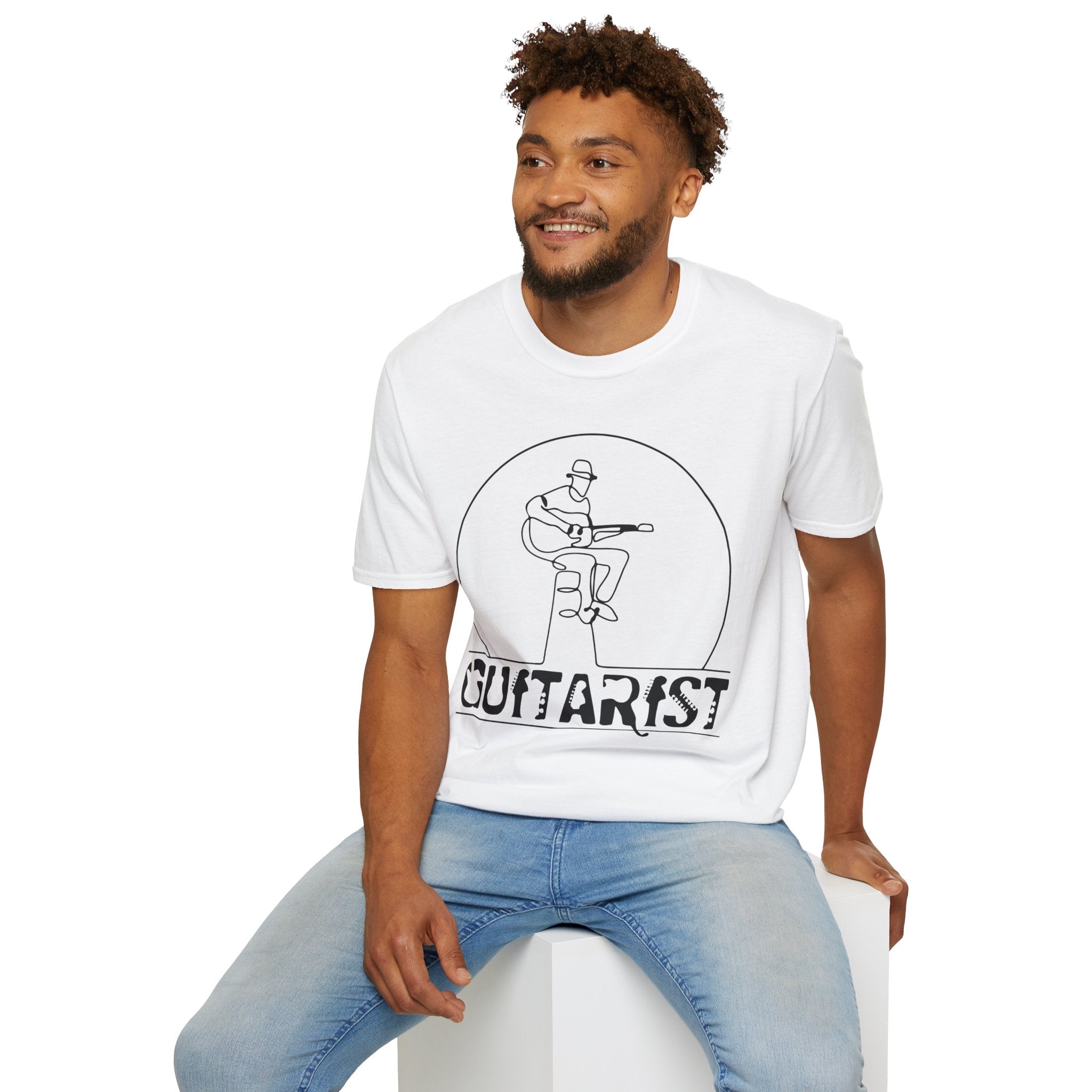 "Guitarist" Unisex Soft style T-Shirt