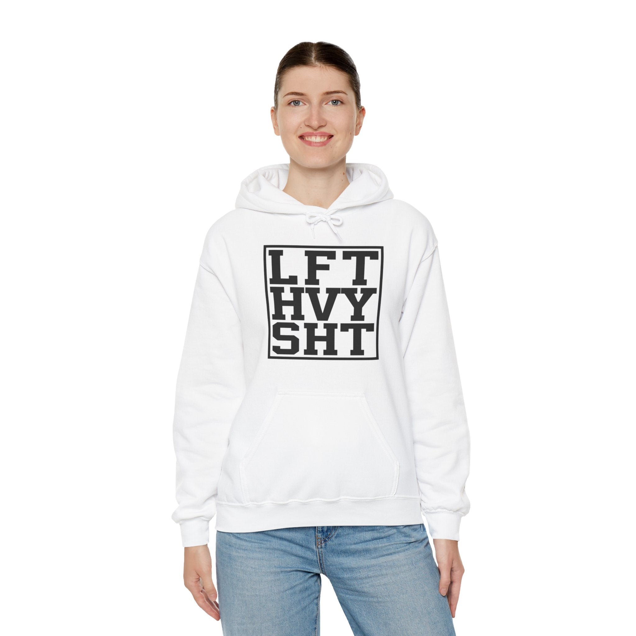 "Lift Heavy Shit" Unisex Heavy Blend™ Hooded Sweatshirt