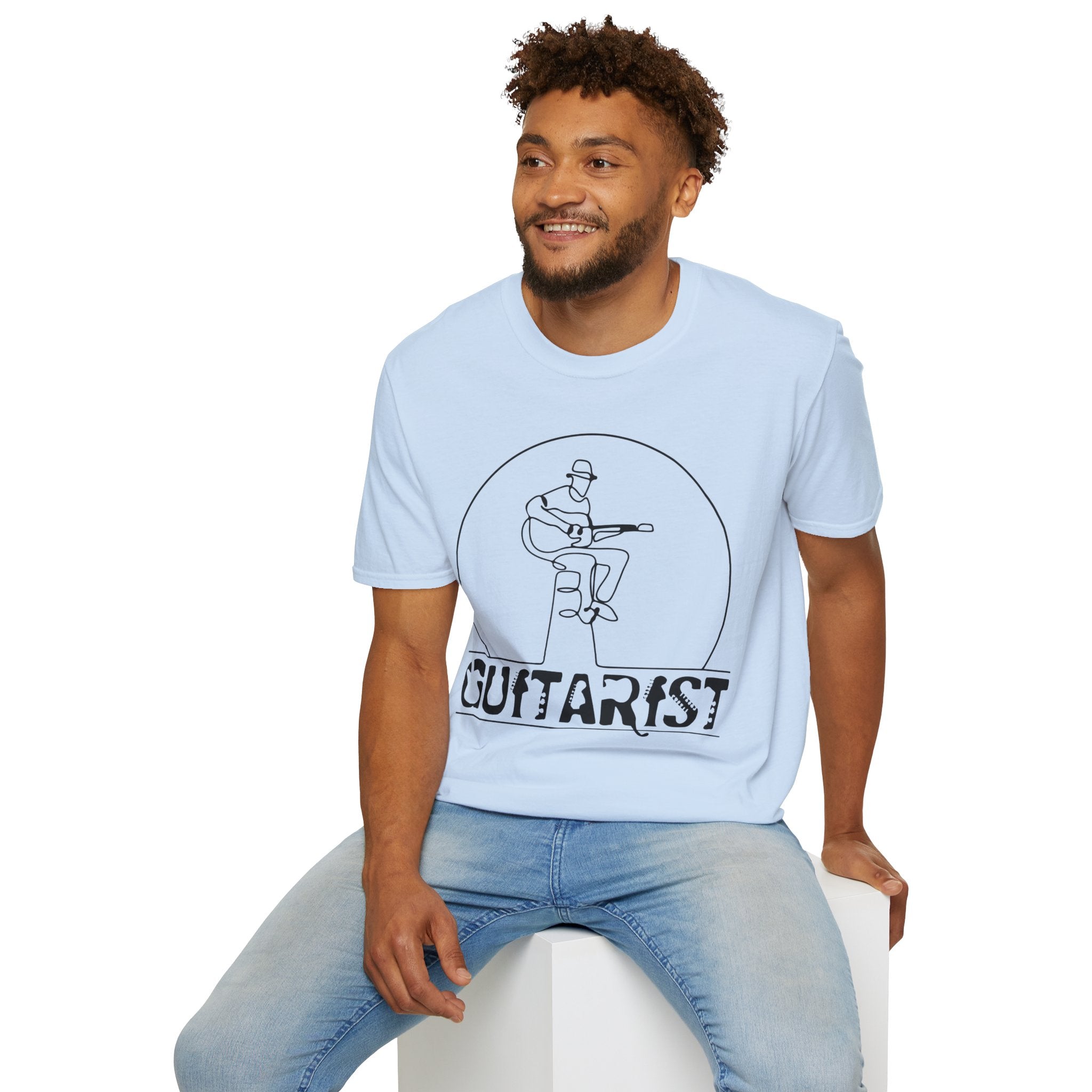 "Guitarist" Unisex Soft style T-Shirt