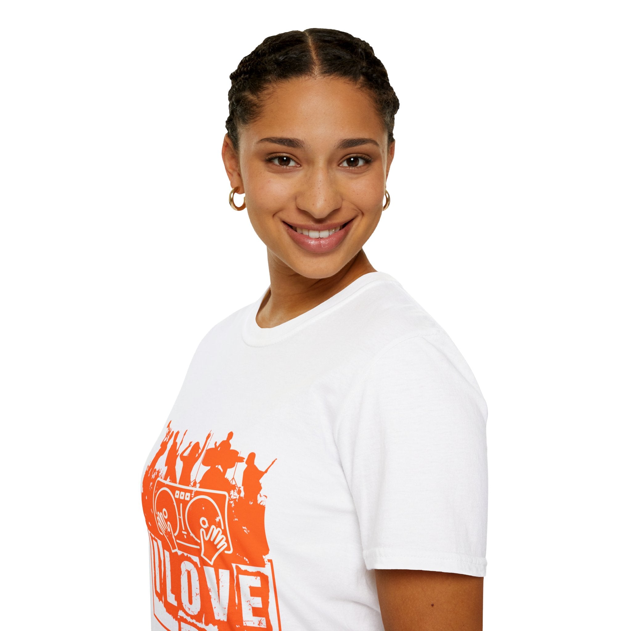 "I Love DJ" Unisex Soft style T-Shirt