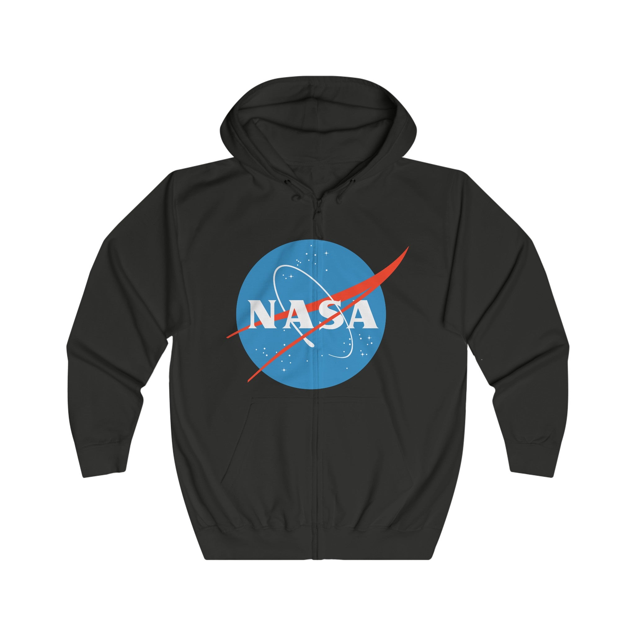 NASA Unisex Full Zip Hoodie