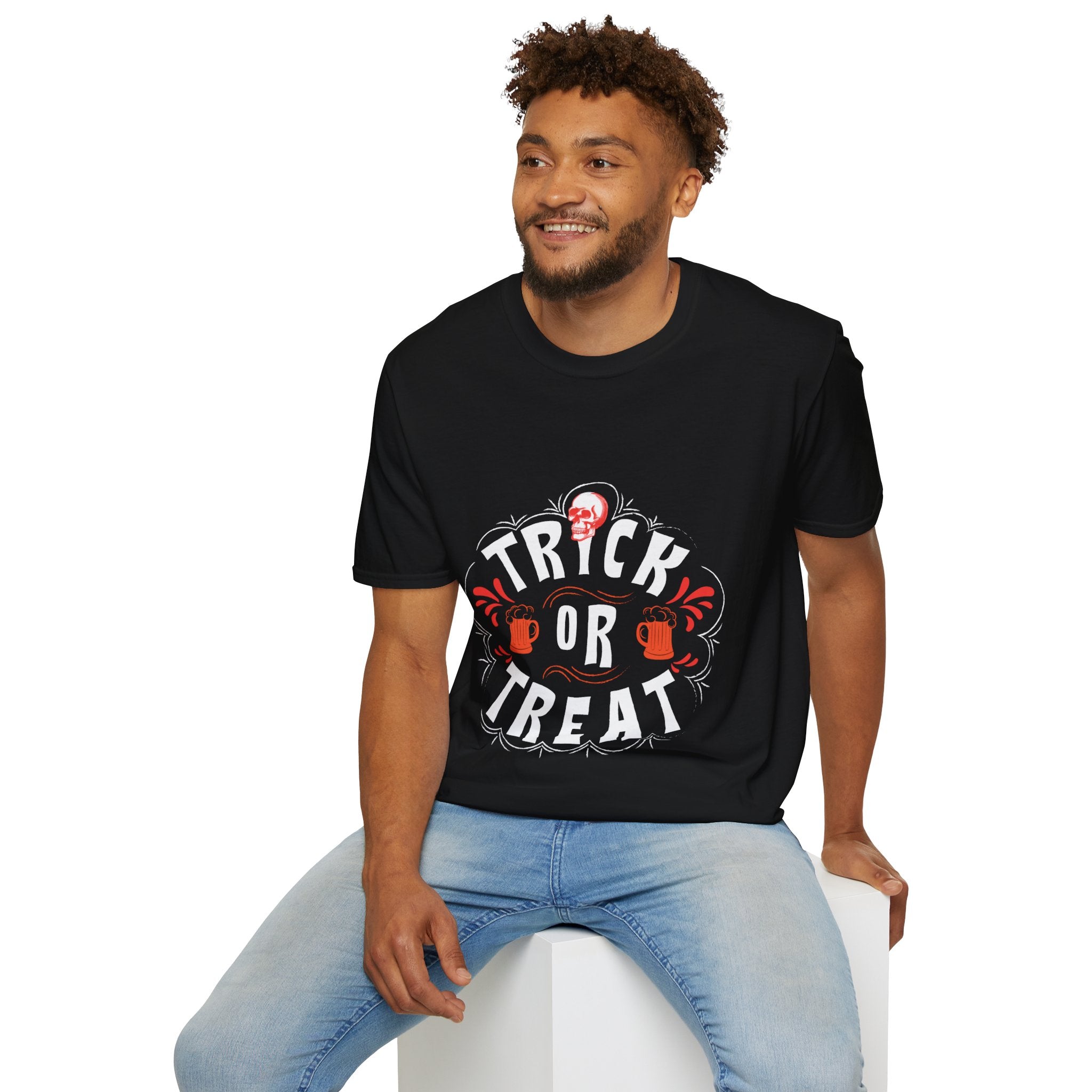 "TRICK OR TREAT" Unisex Soft style T-Shirt