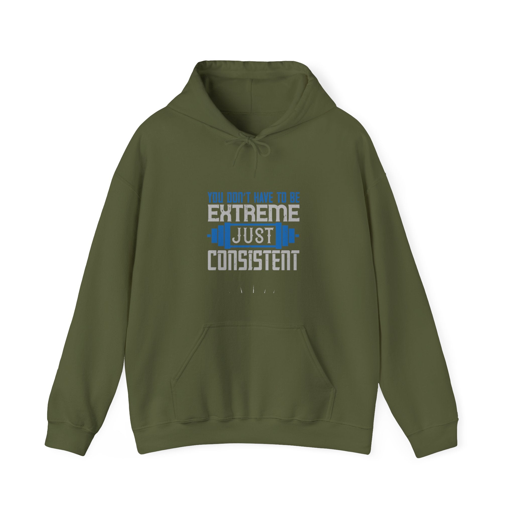 "You don’t have to be extreme, just consistent" Unisex Heavy Blend™ Hooded Sweatshirt