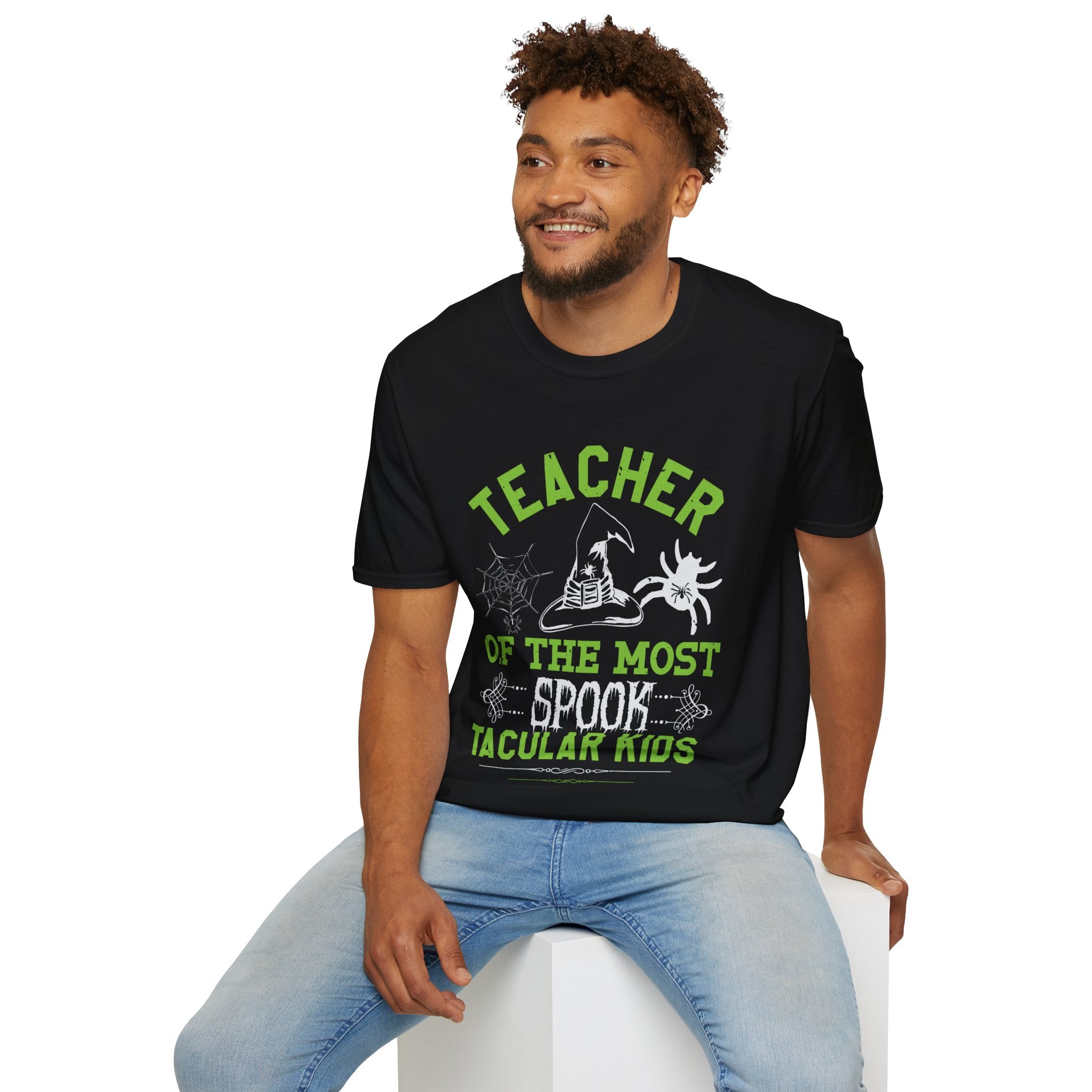 "TEACHER OF THE MOST SPOOK TACULAR KIDS" Unisex Soft style T-Shirt