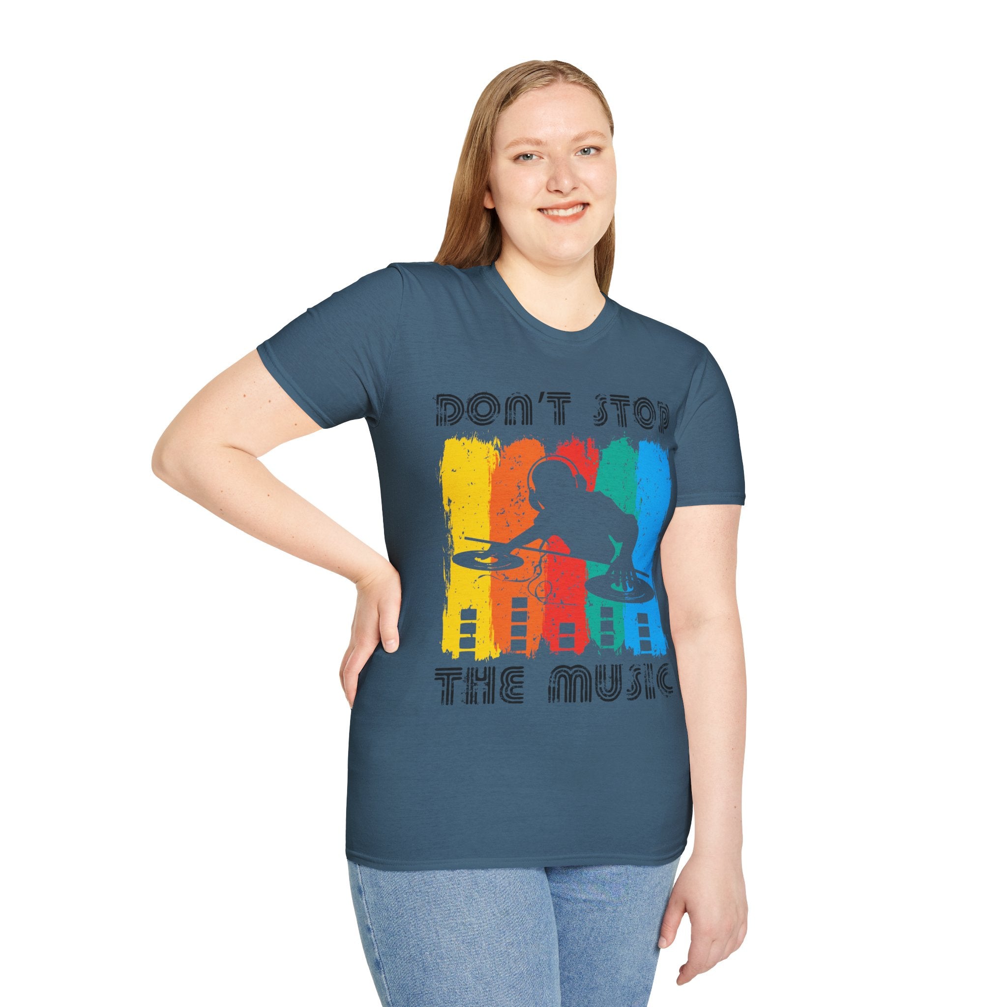 "Don't Stop the Music" Unisex Soft style T-Shirt