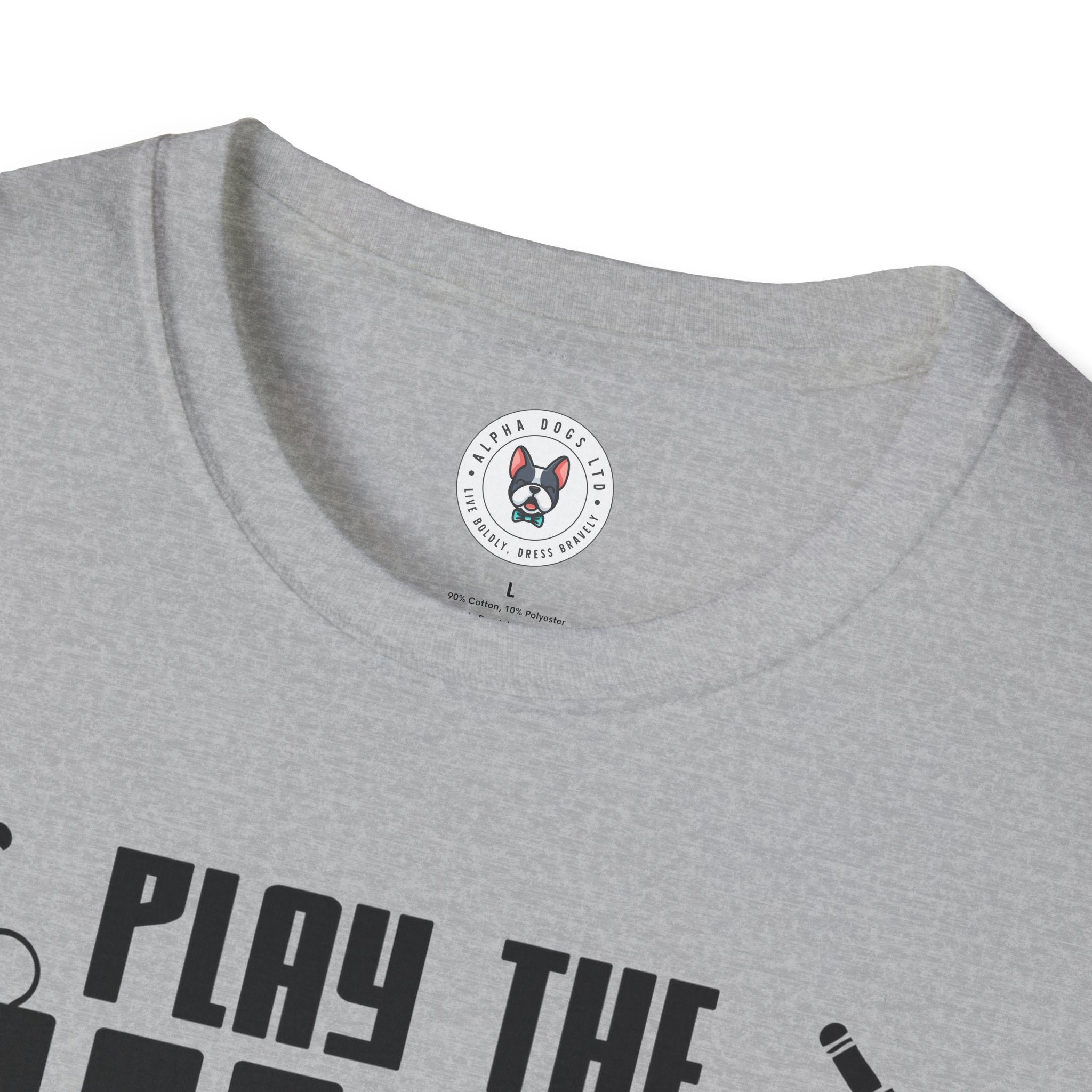 "Play The Music Not The Instrument"  Unisex Soft style T-Shirt