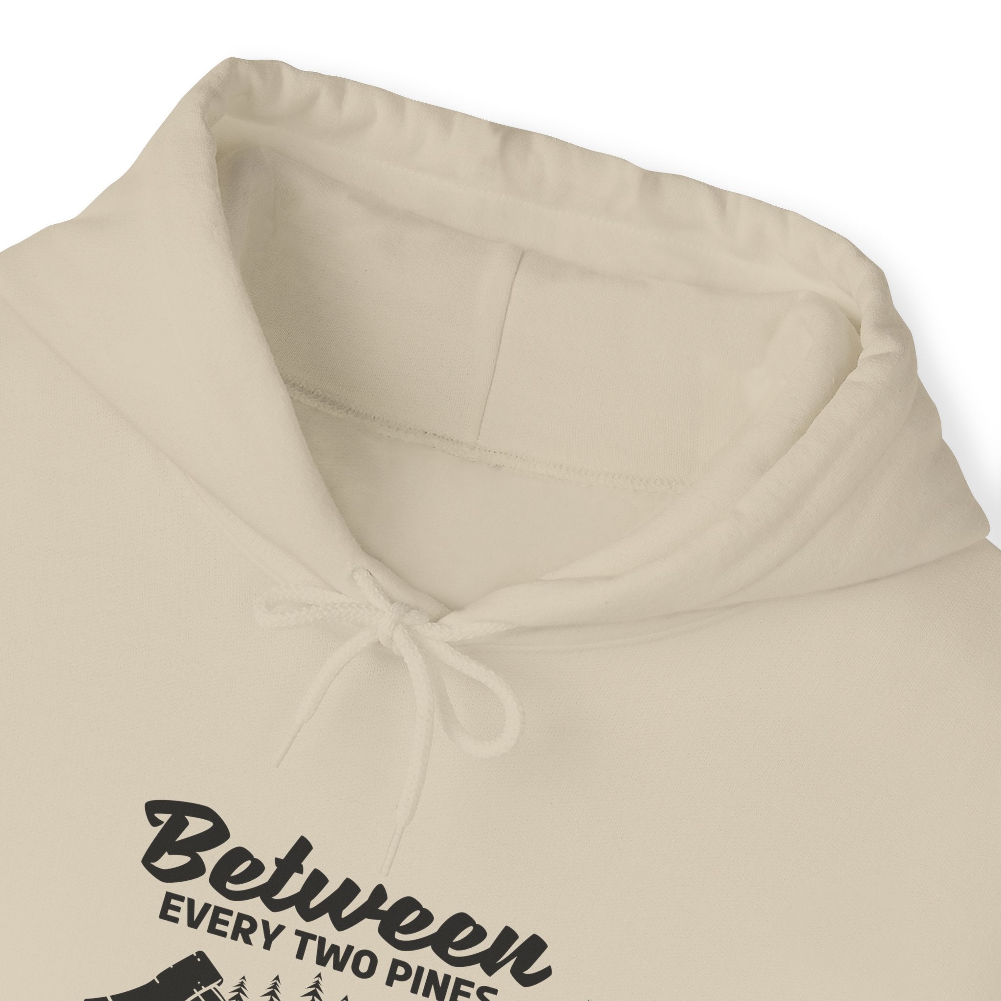 "Between Every Two Pines Is A Door To New World" Unisex Heavy Blend™ Hooded Sweatshirt