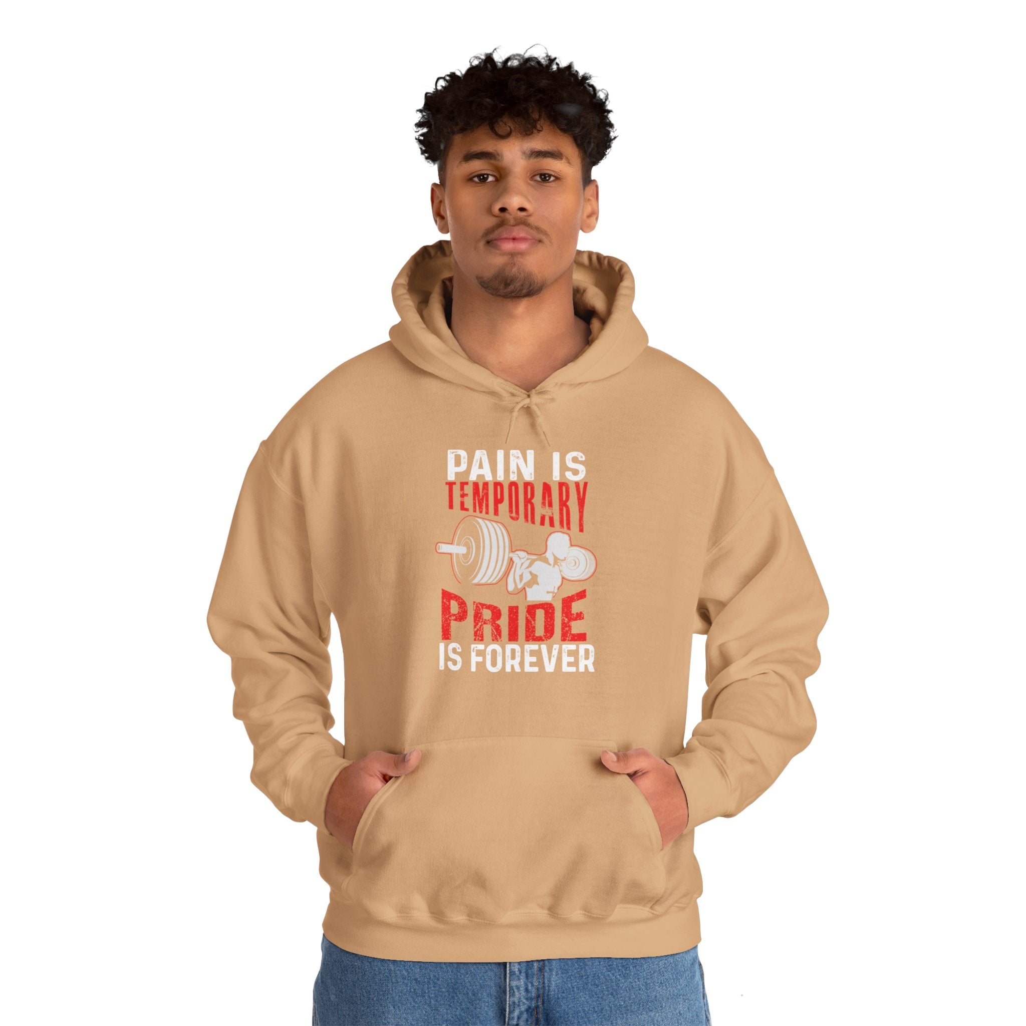 "Pain Is Temporary Pride Is Forever" Unisex Heavy Blend™ Hooded Sweatshirt