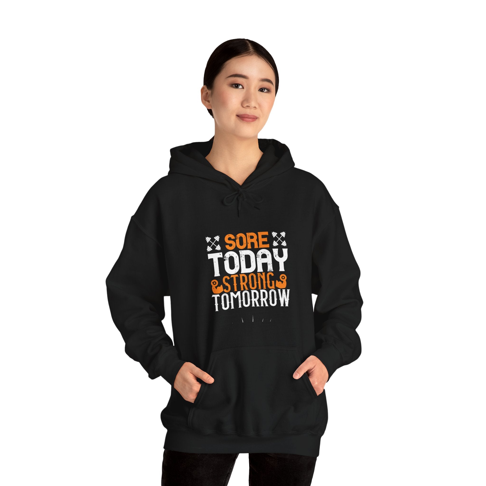 "Sore Today  StrongTomorrow" Unisex Heavy Blend™ Hooded Sweatshirt