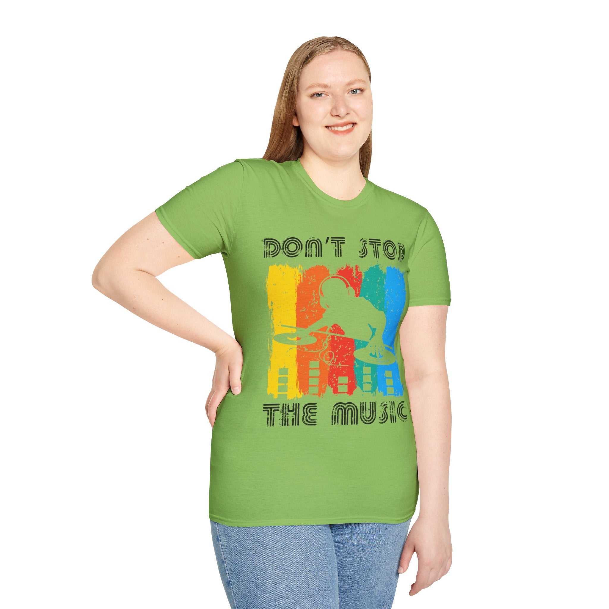 "Don't Stop the Music" Unisex Soft style T-Shirt